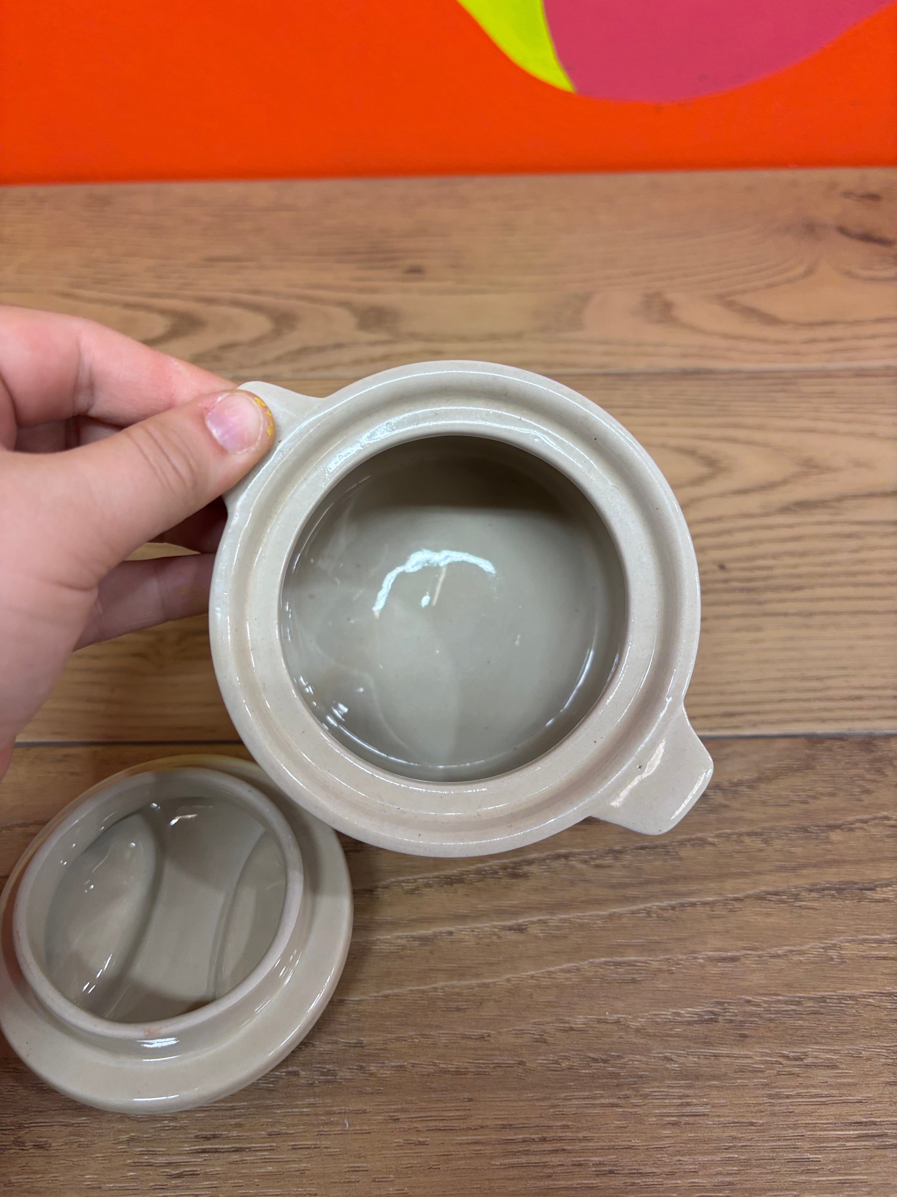 Floral Ceramic Sugar Bowl