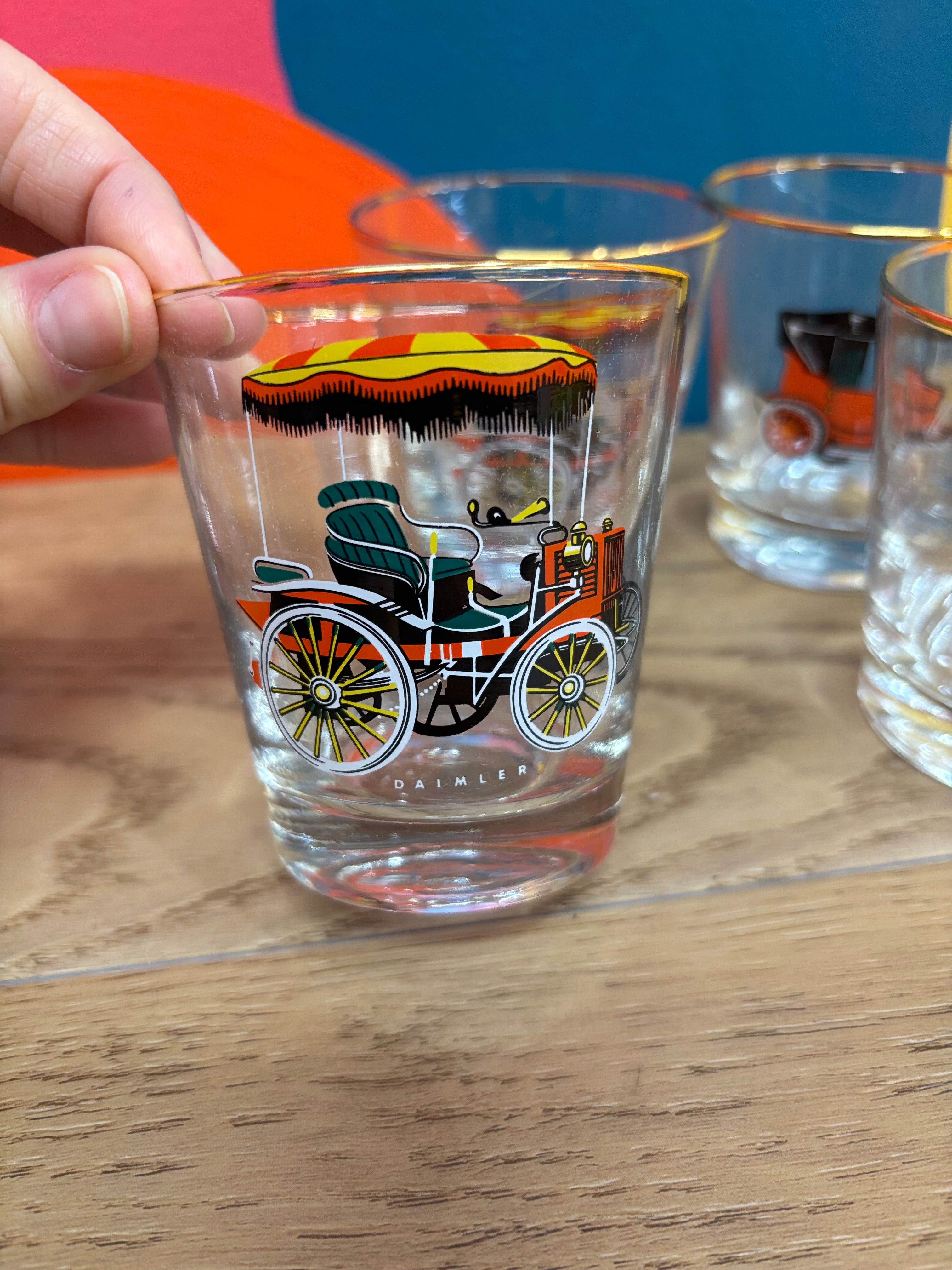 Car Themed Tumbler Glasses (6)