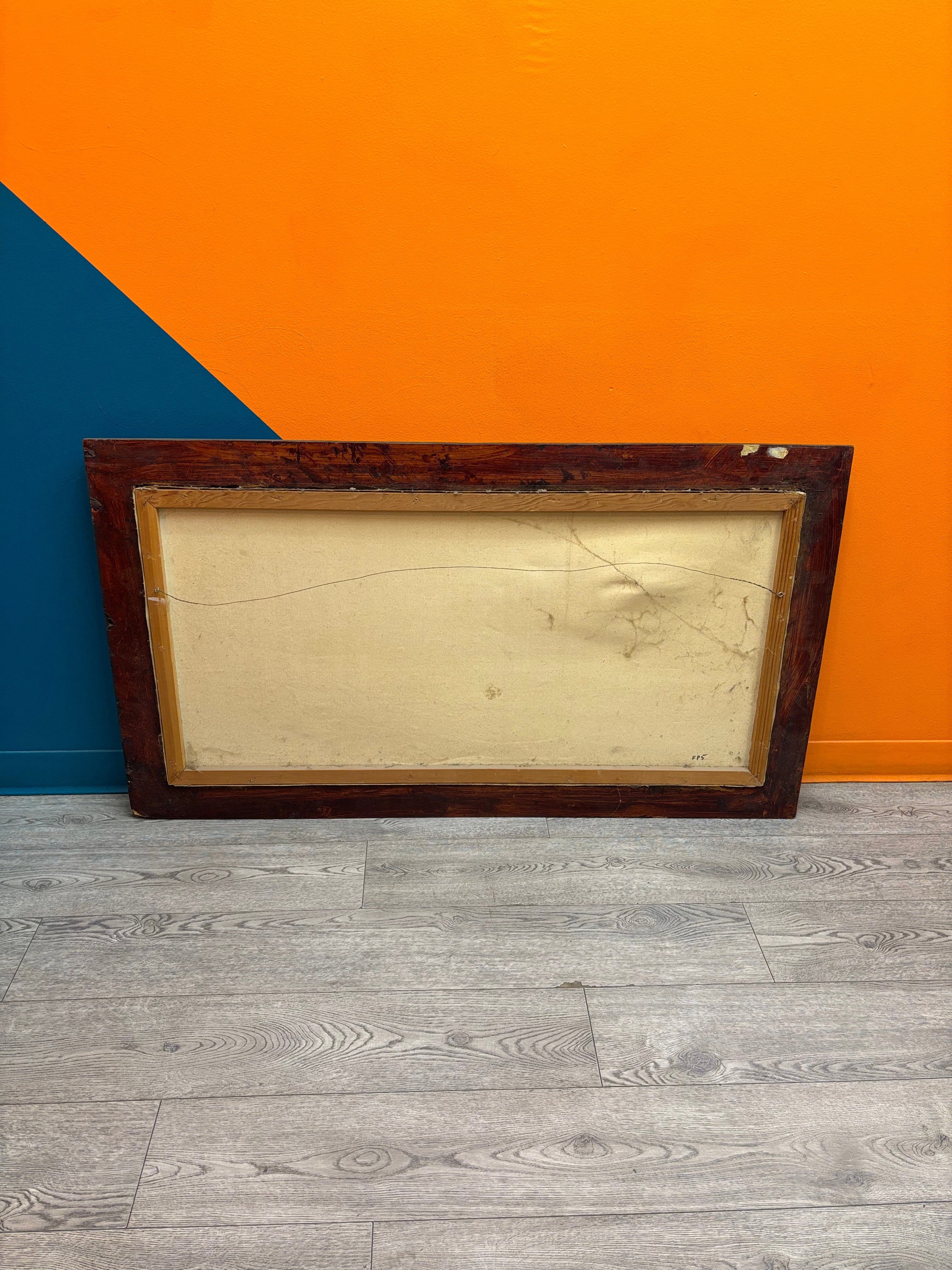 Gold Framed Winter Landscape