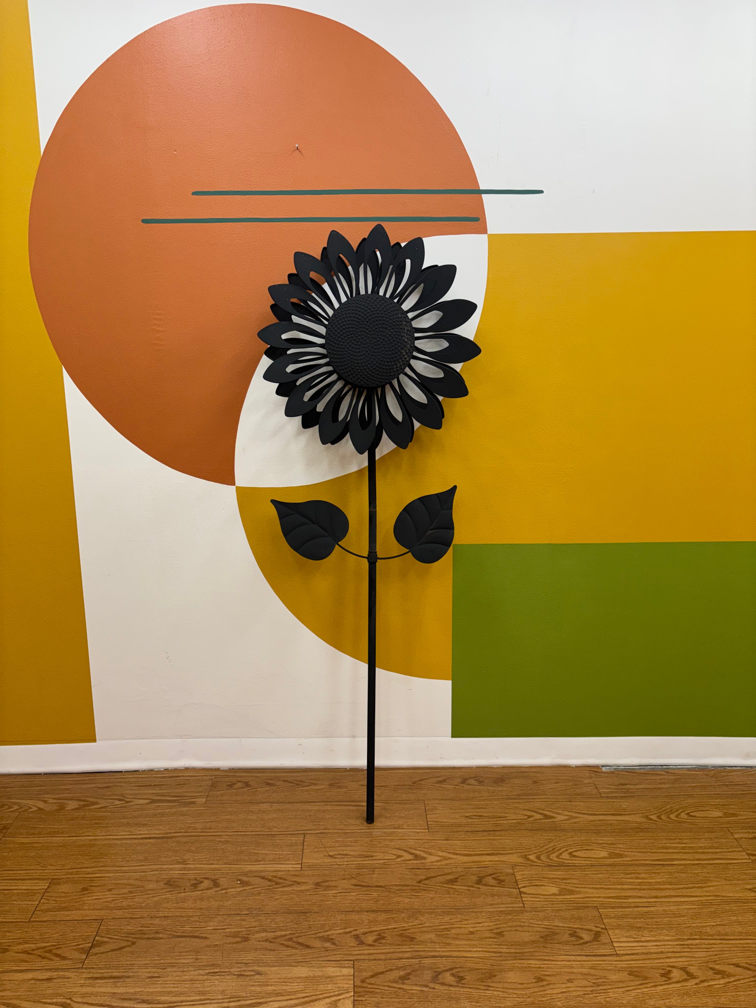 Large Sunflower Wind Spinner