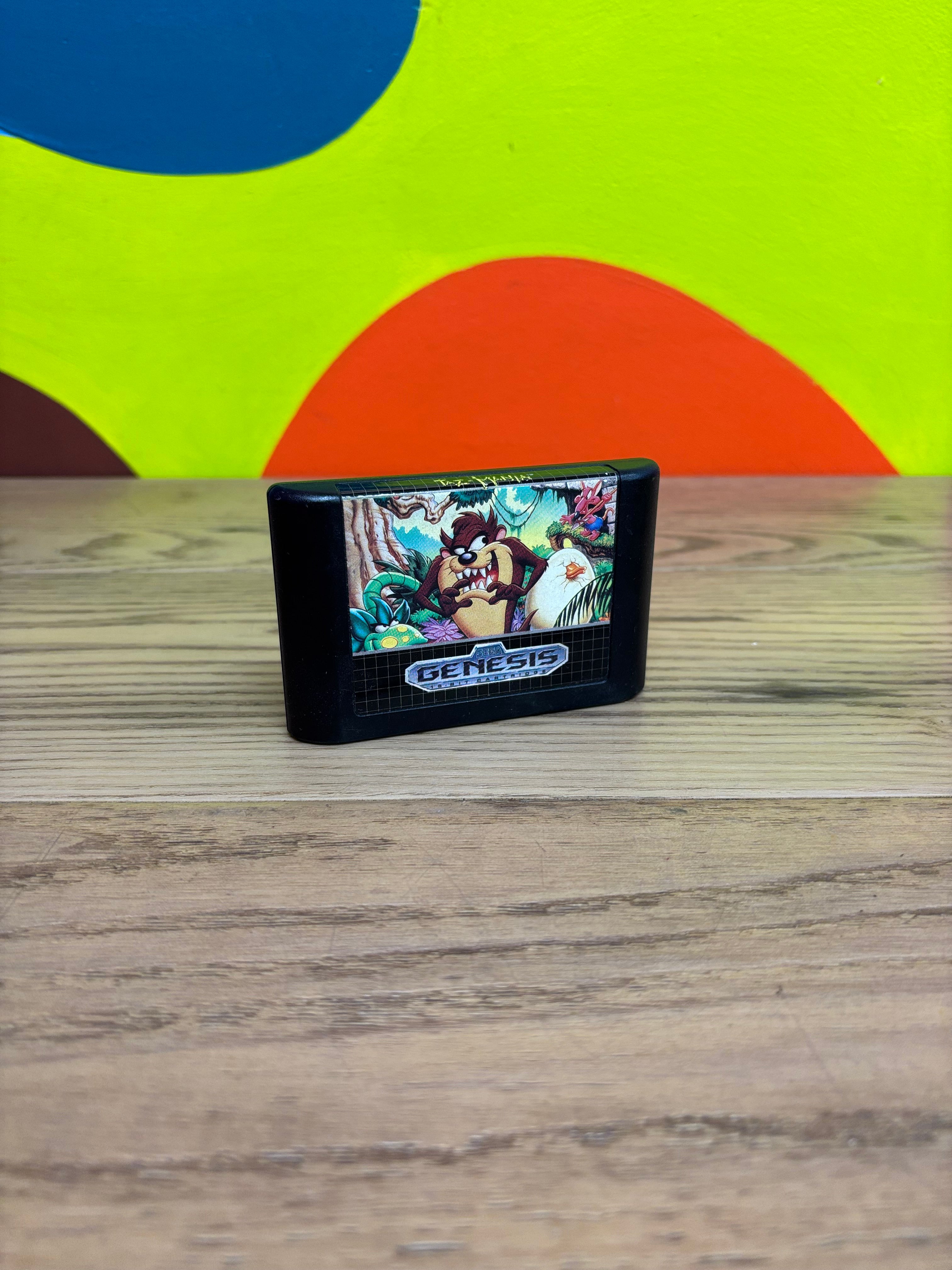 Sega Genesis Game Cartridge - Taz-Mania