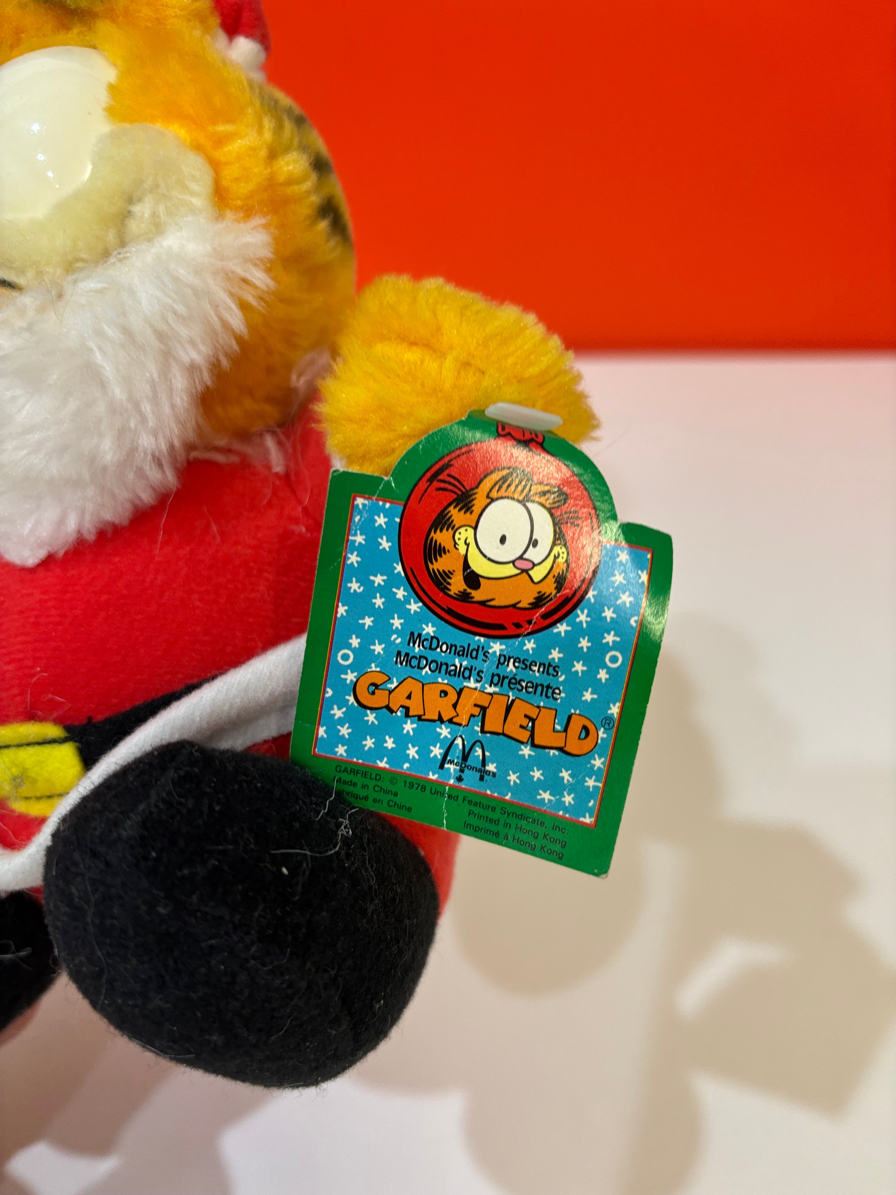 Santa Garfield Plushie