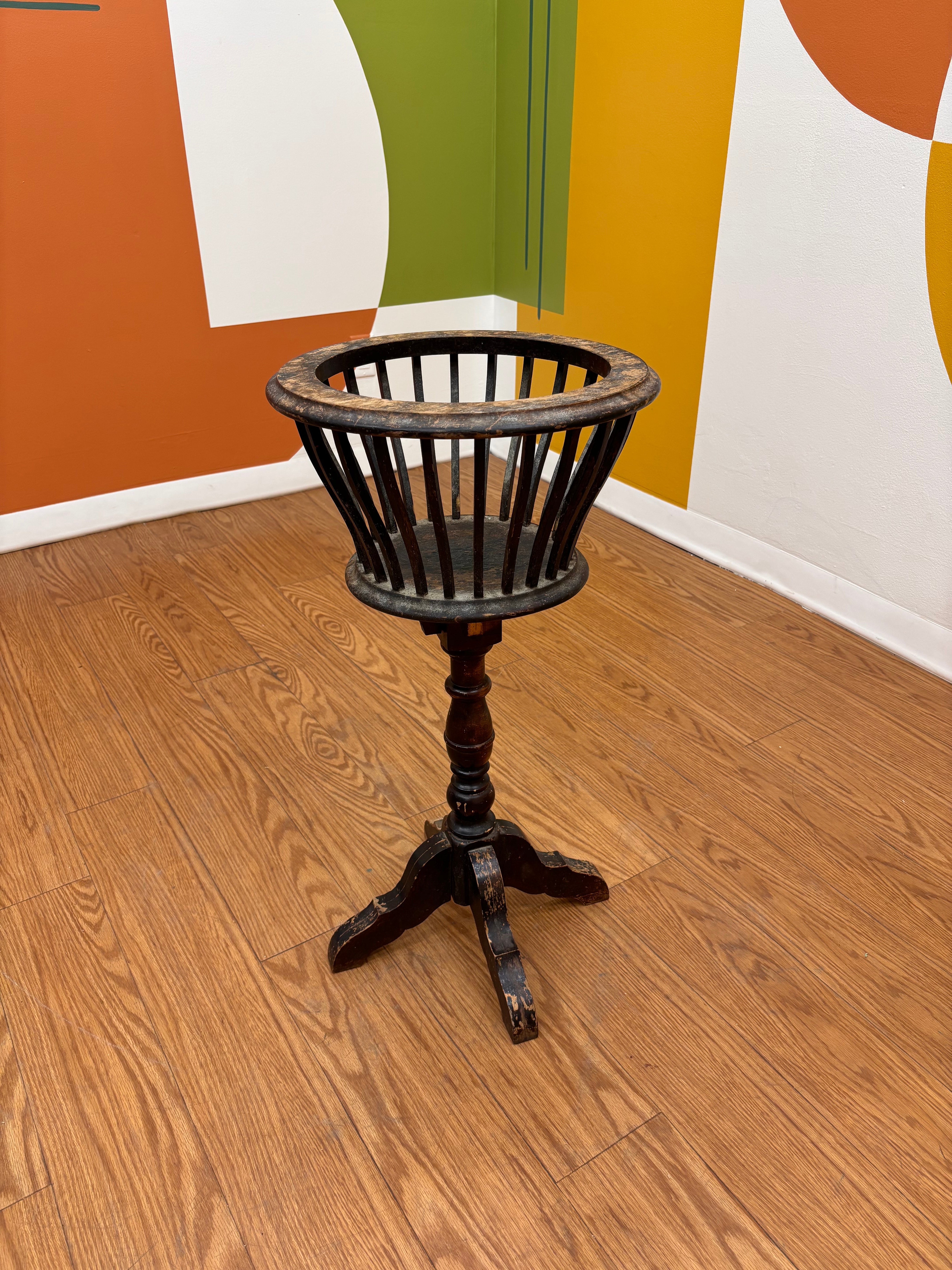Wood Plant Stand