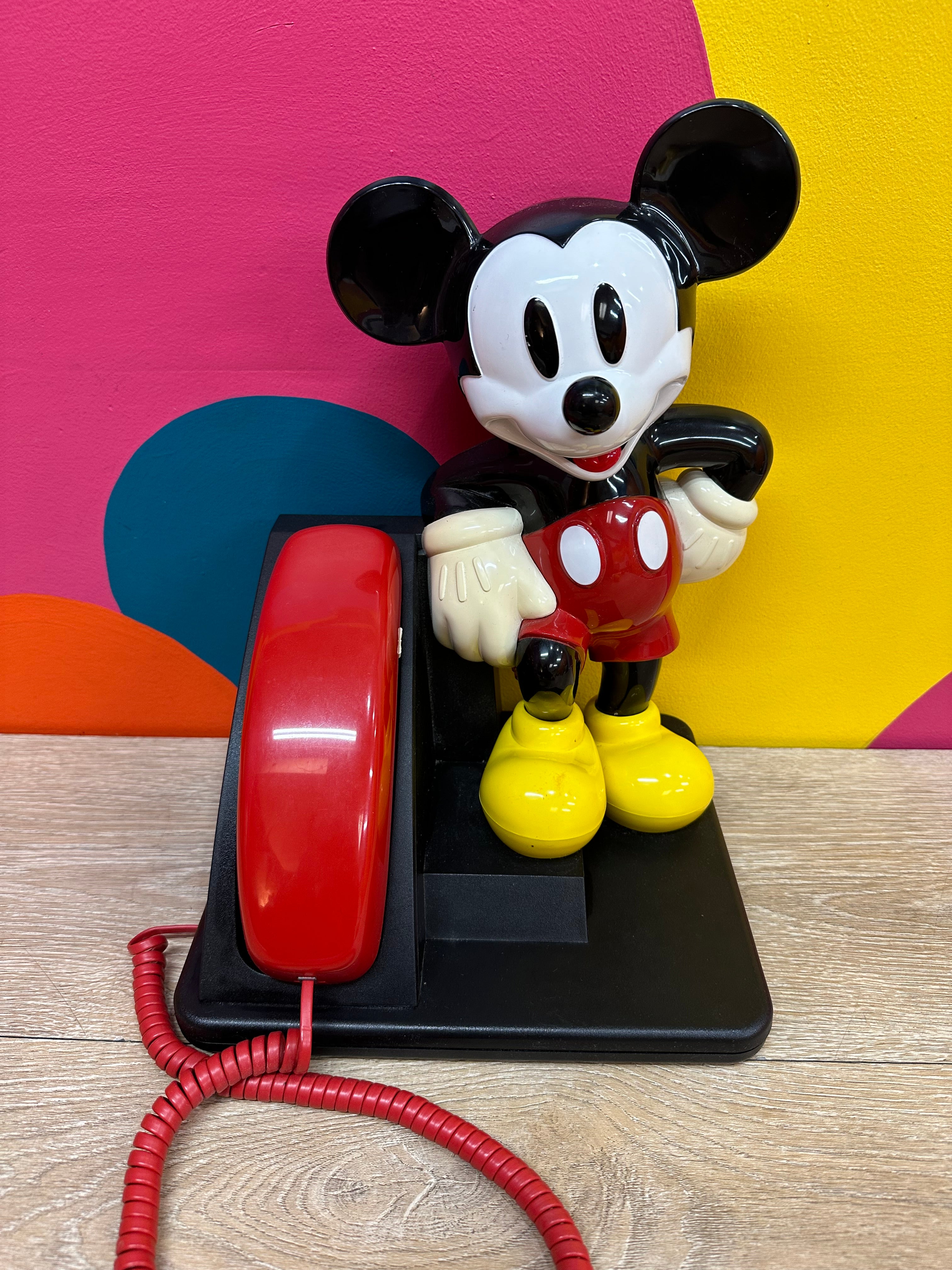 Mickey Mouse A&T Push Button Telephone