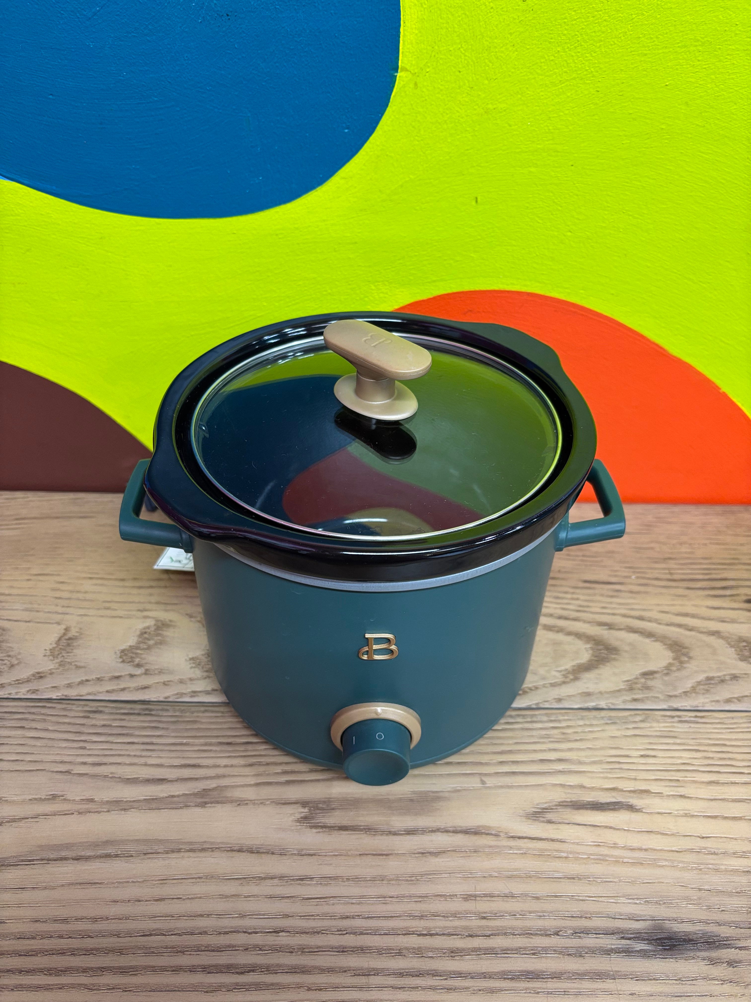 Beautiful by Drew Barrymore Green 2Qt Slow Cooker