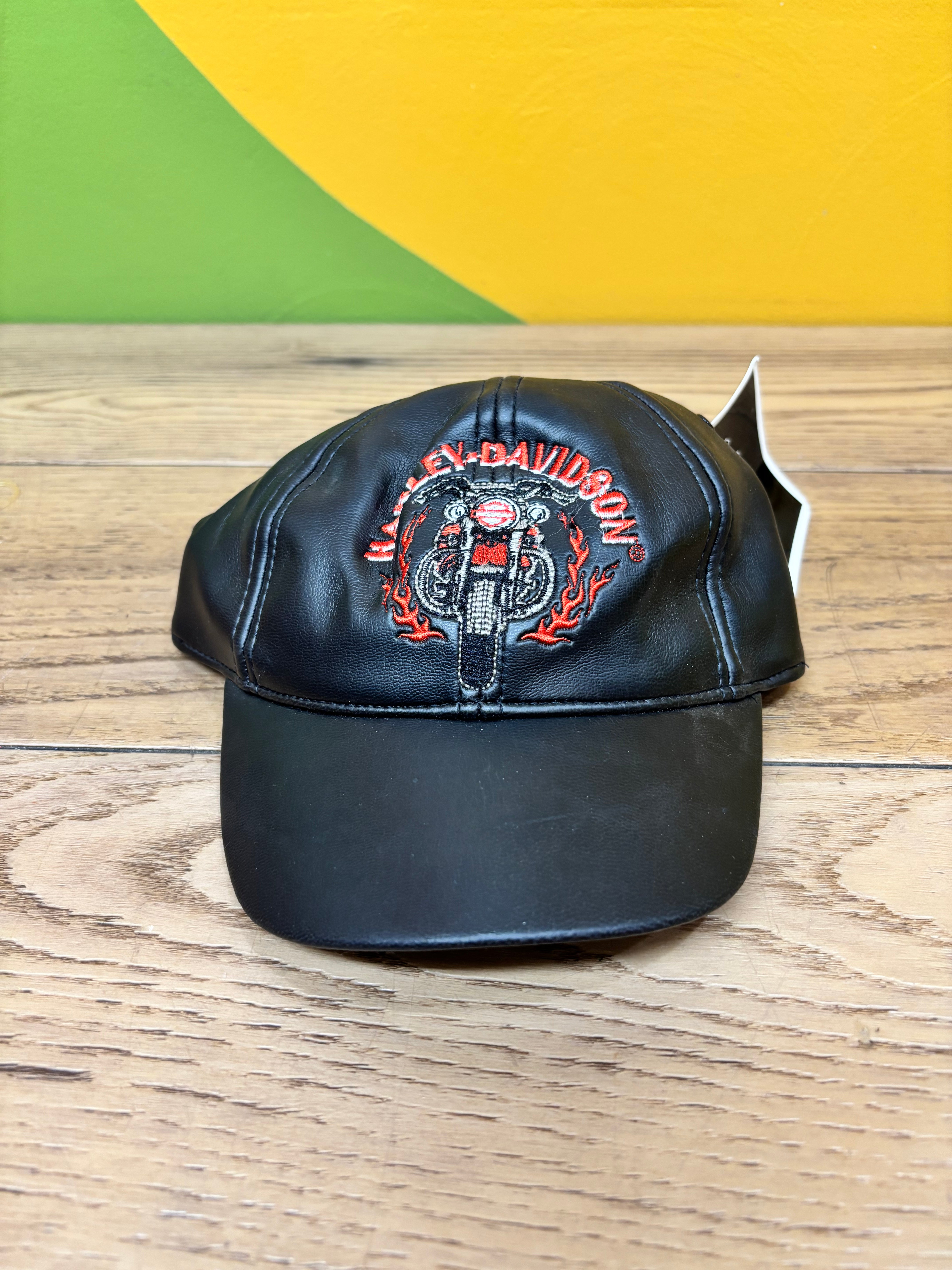 Harley Davidson Pleather Baseball Cap