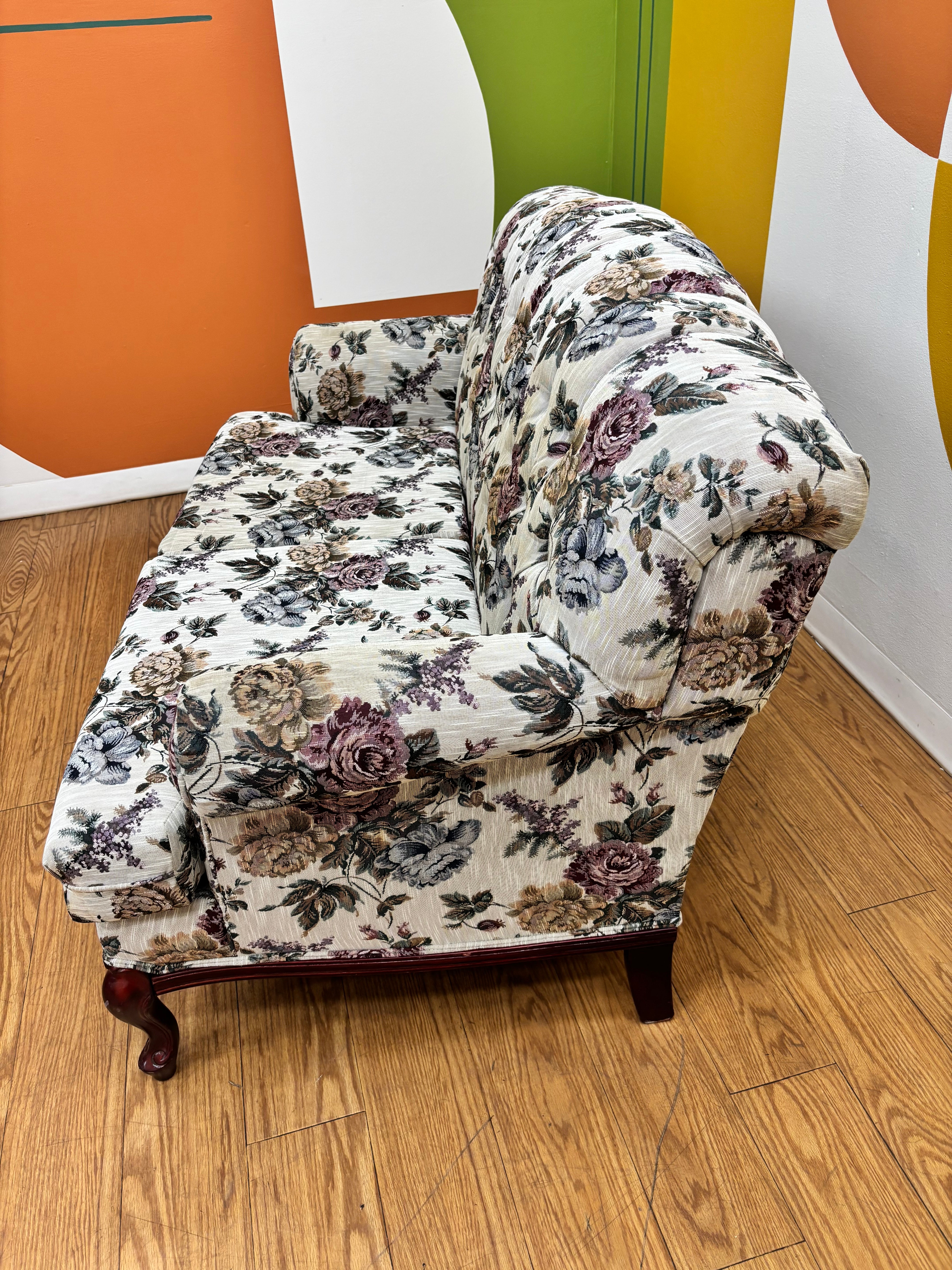 Floral Loveseat