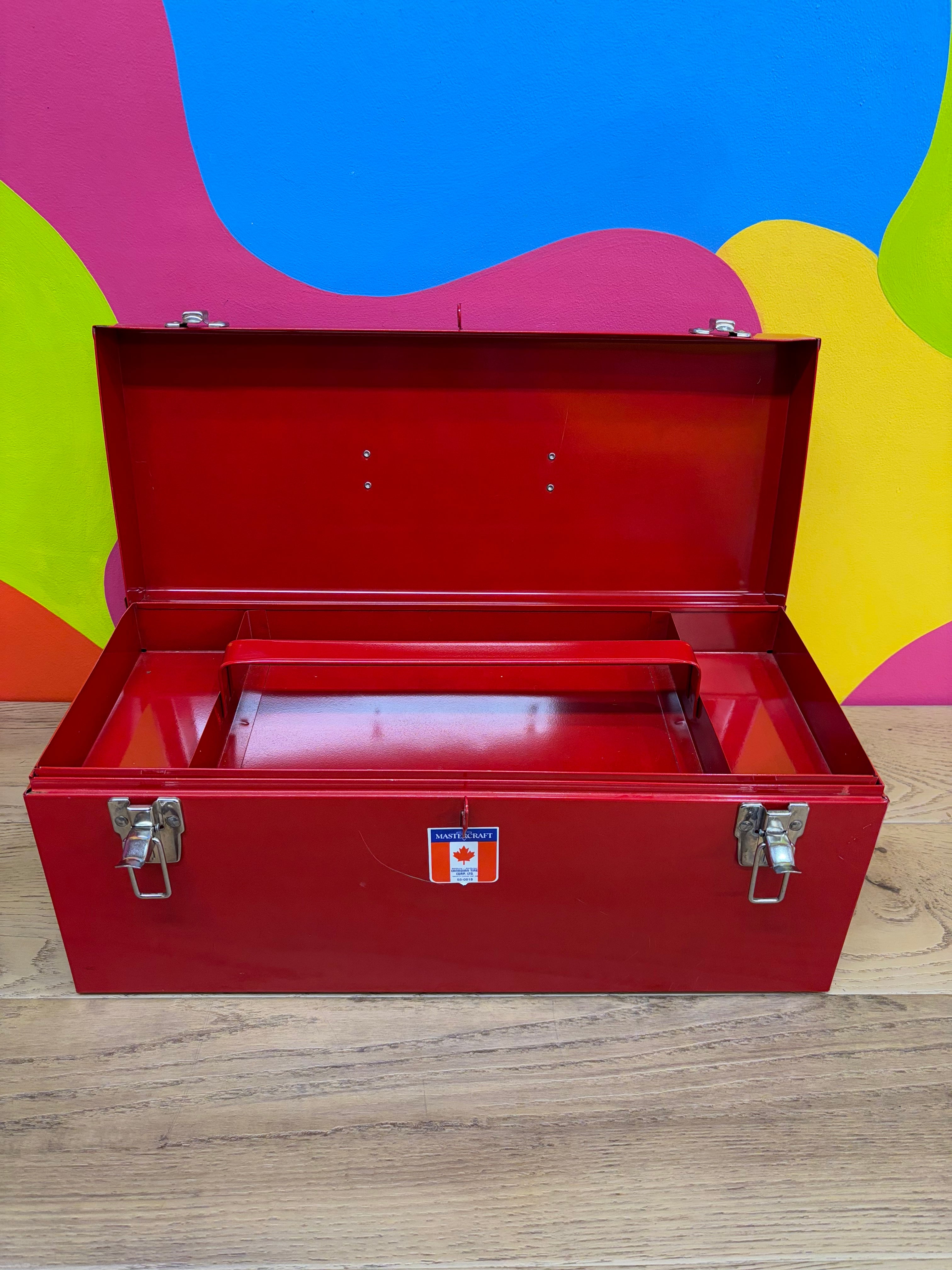 Mastercraft Red Tool Box