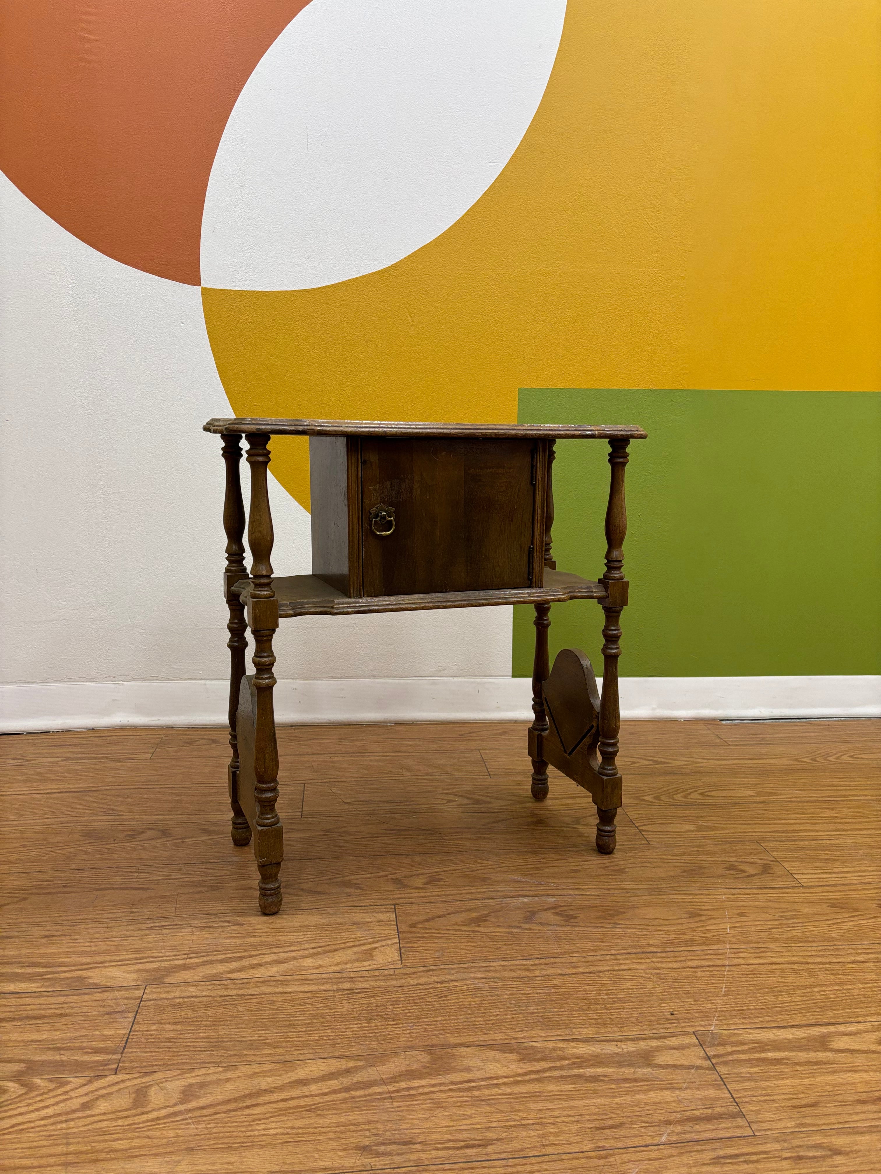 Wood Side Table