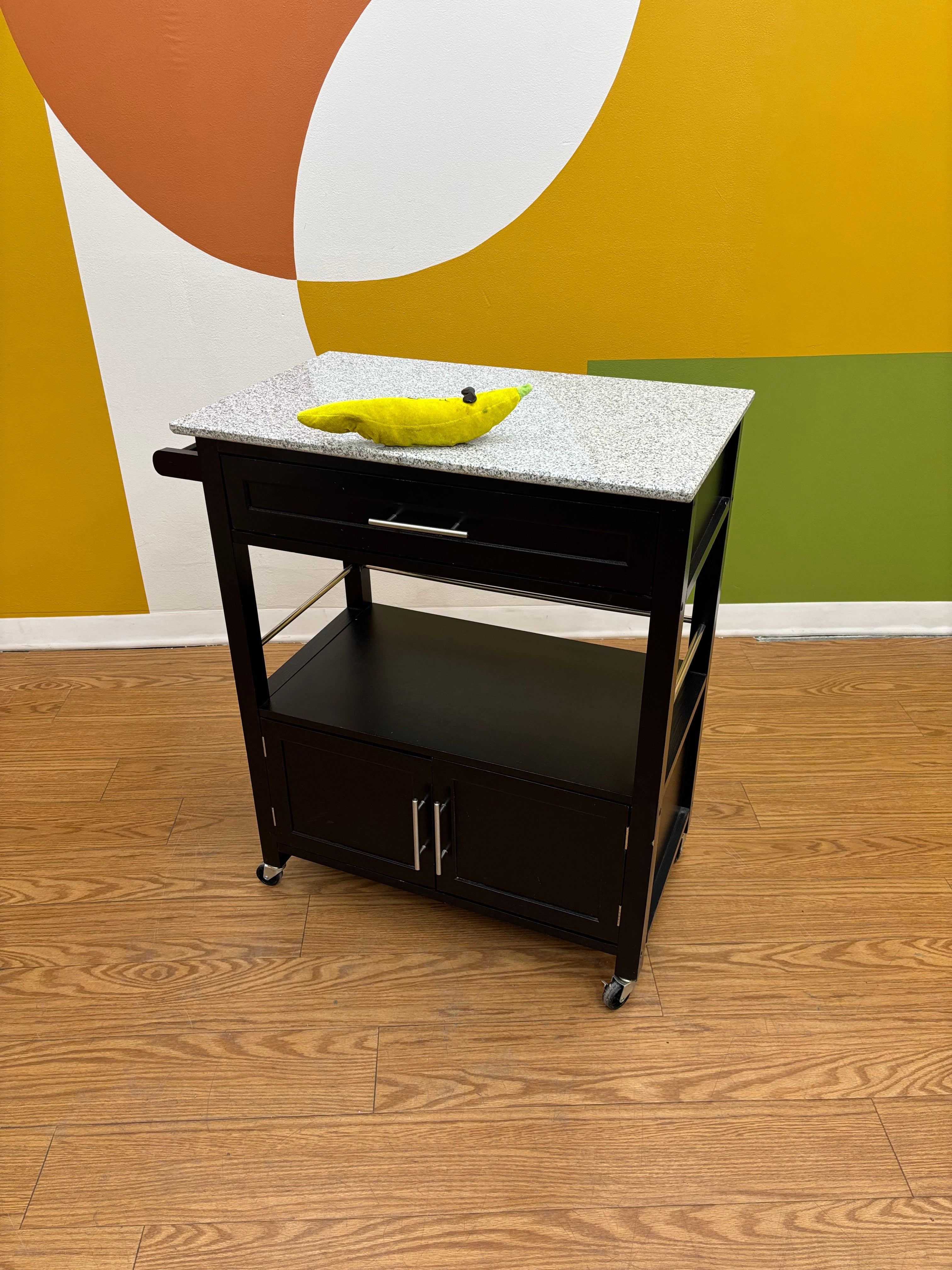 Granite Top Kitchen Cart
