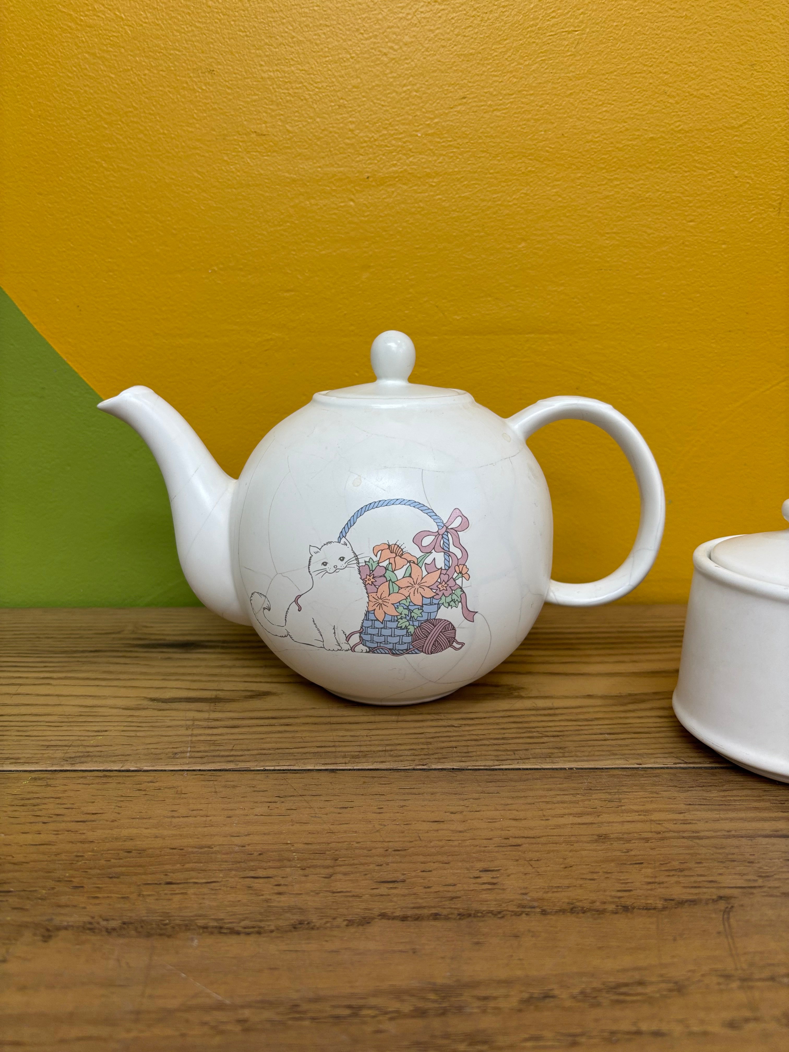 Cat Ceramic Tea Set