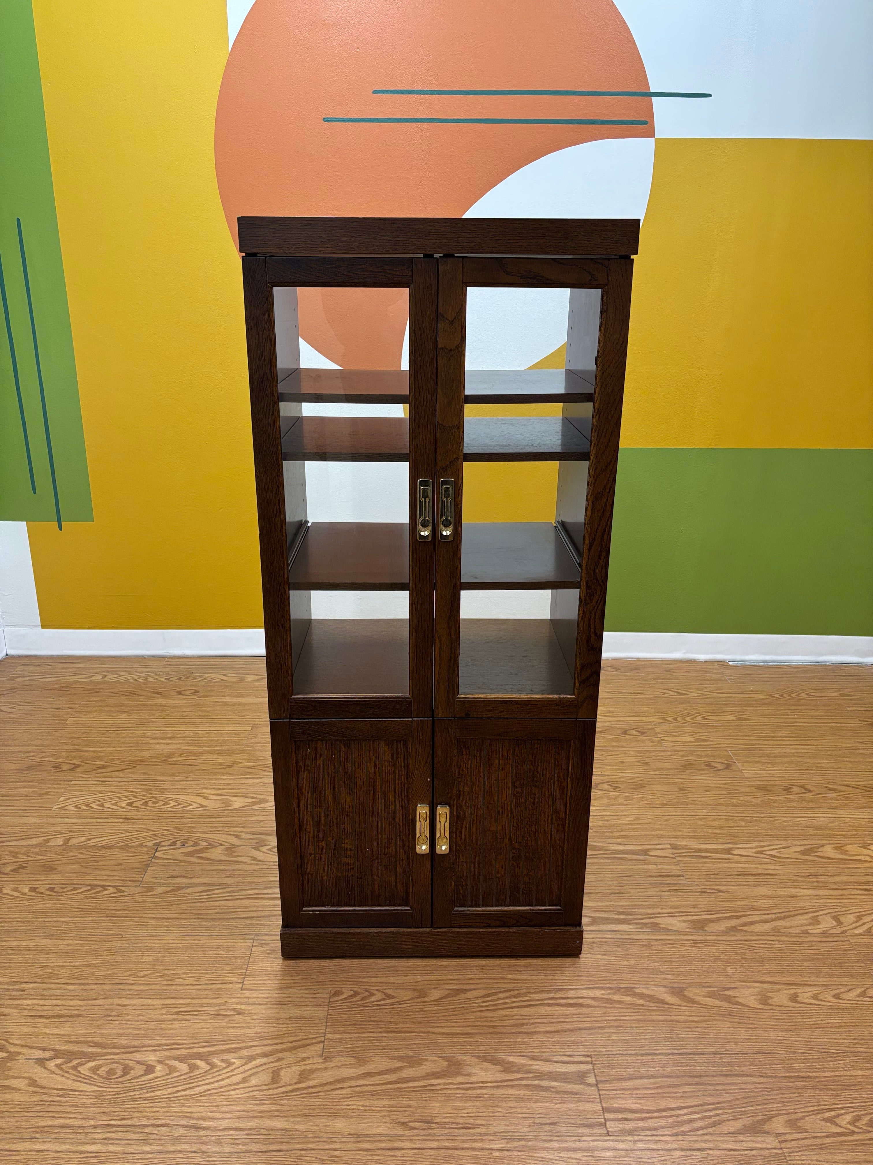 Wood Media Cabinet