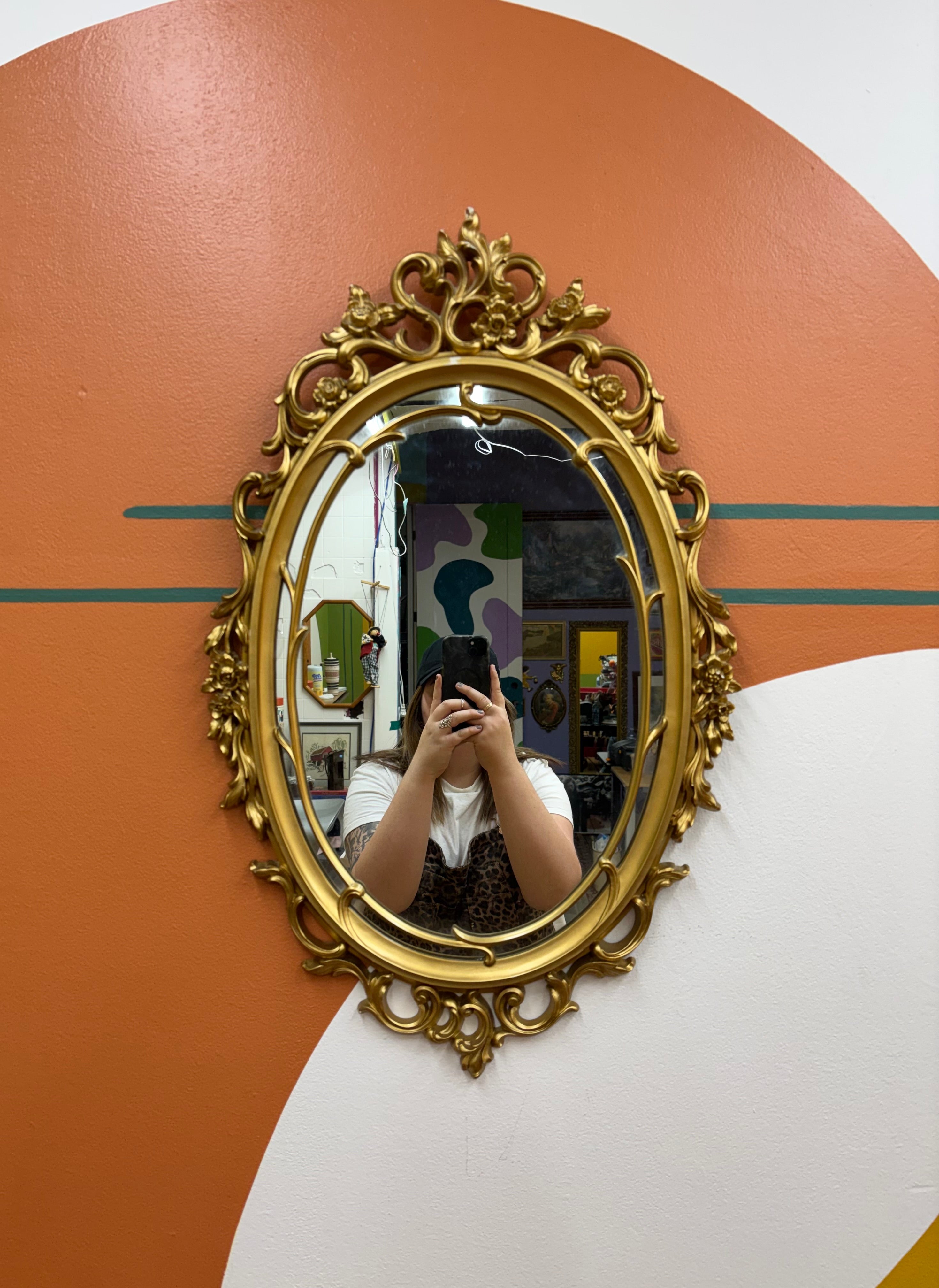 Ornate Gold Mirror