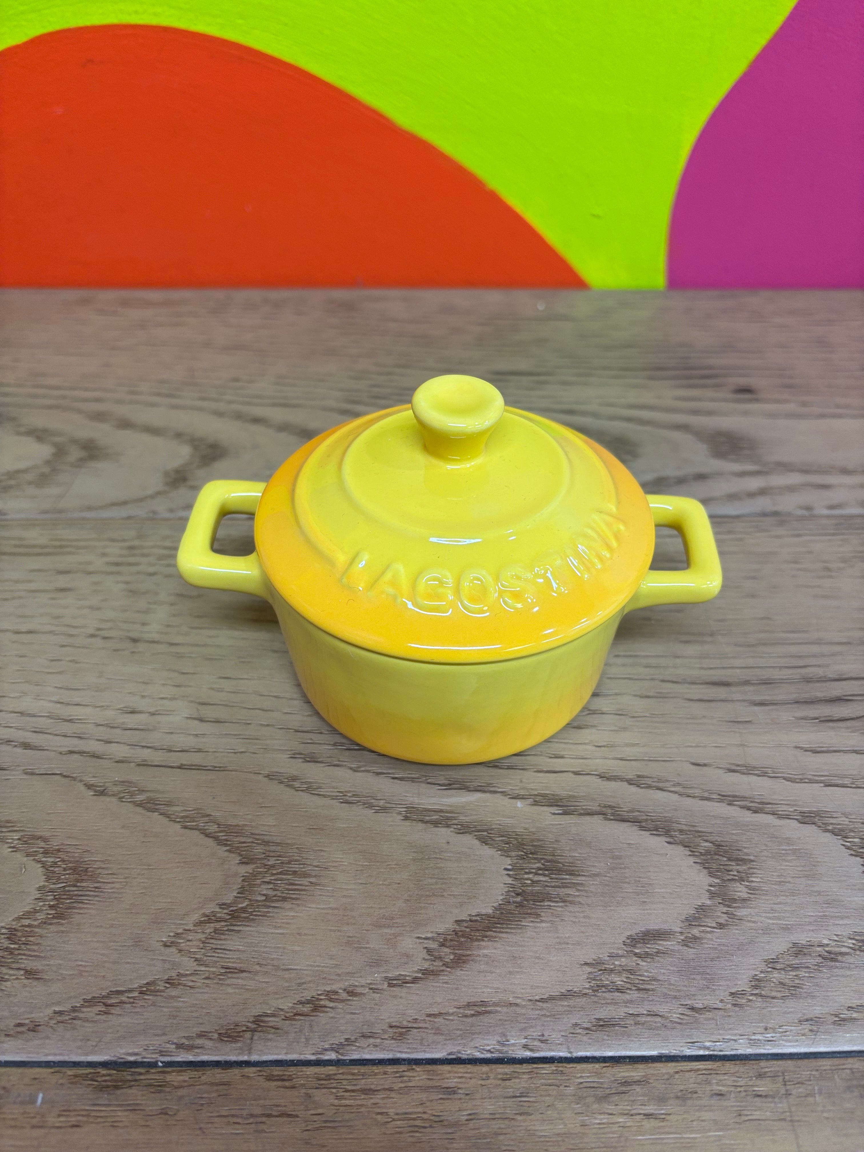 Lagostina Stoneware Mini Casserole Dish - Yellow