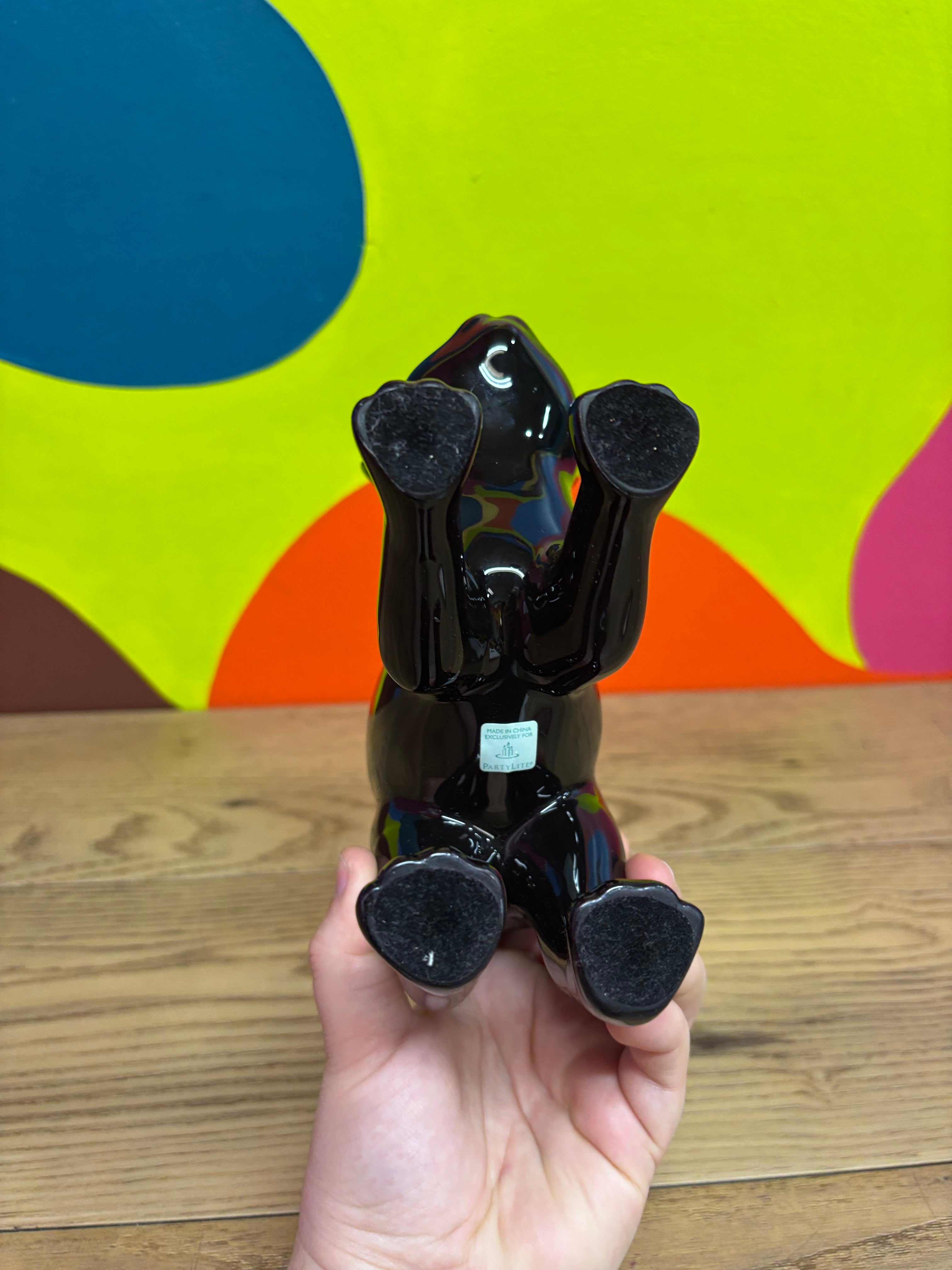 Black Cat Candle Holder