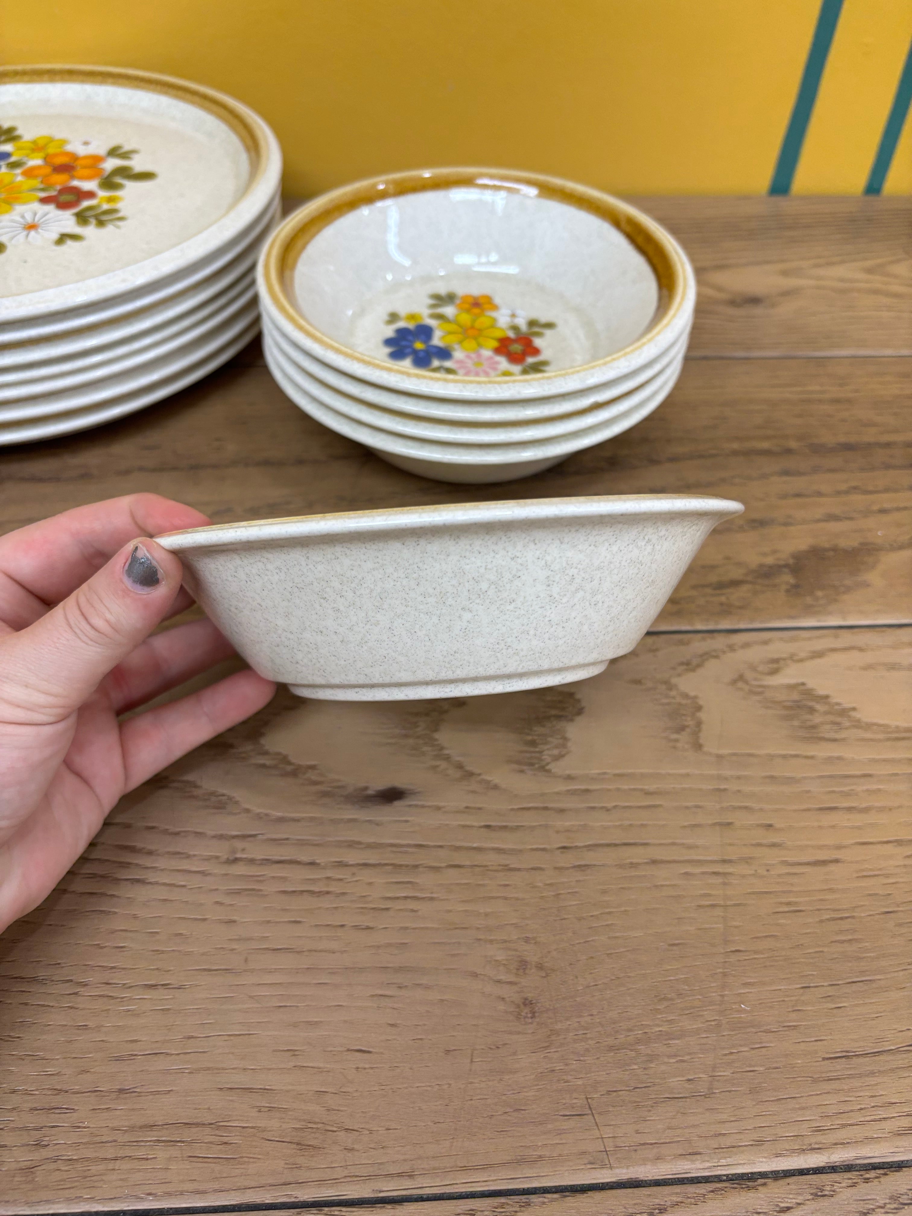 Mikasa Stone Manor Floribunda Plates & Bowls Bundle