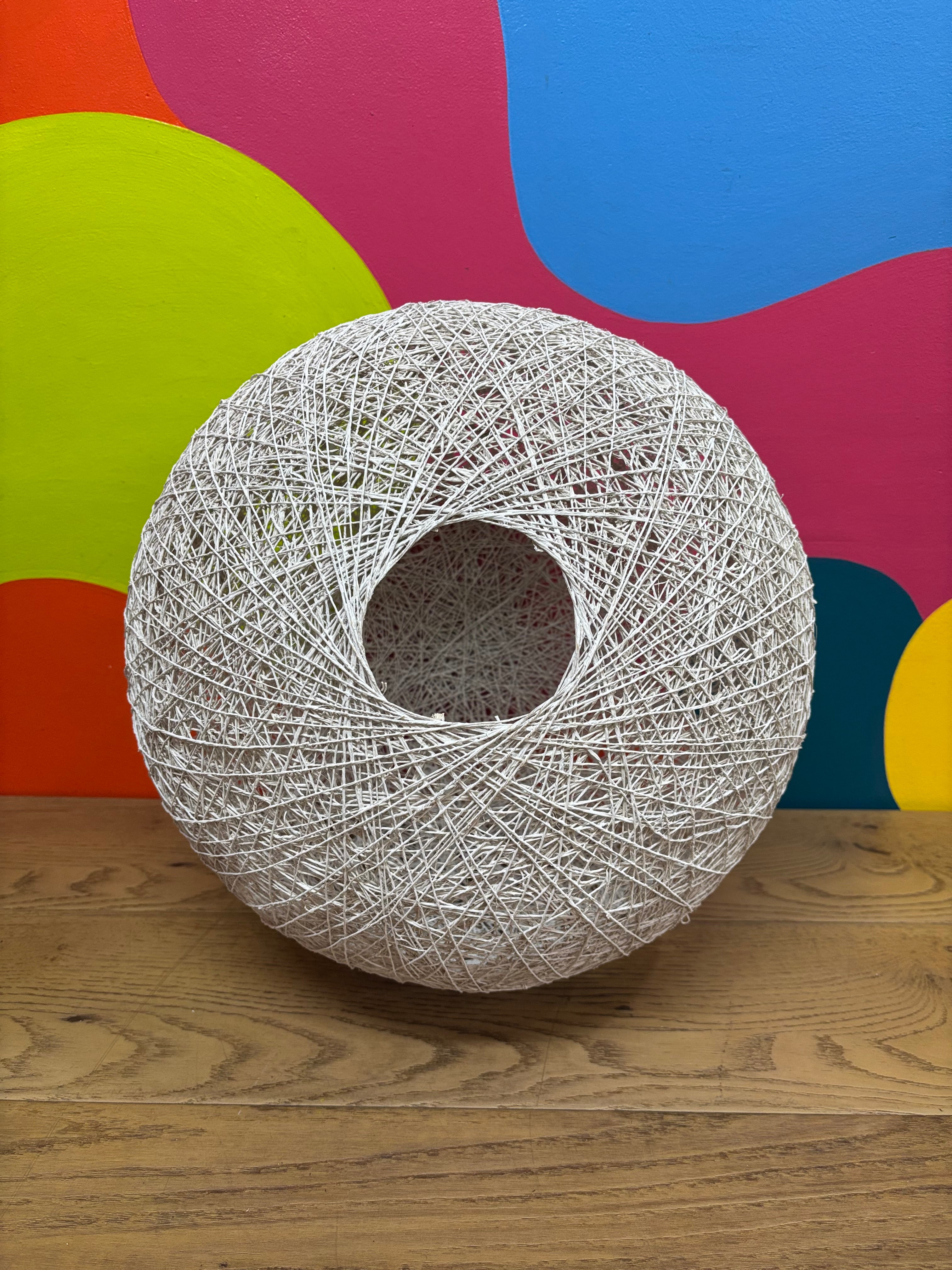Large White Ball Lamp Shade