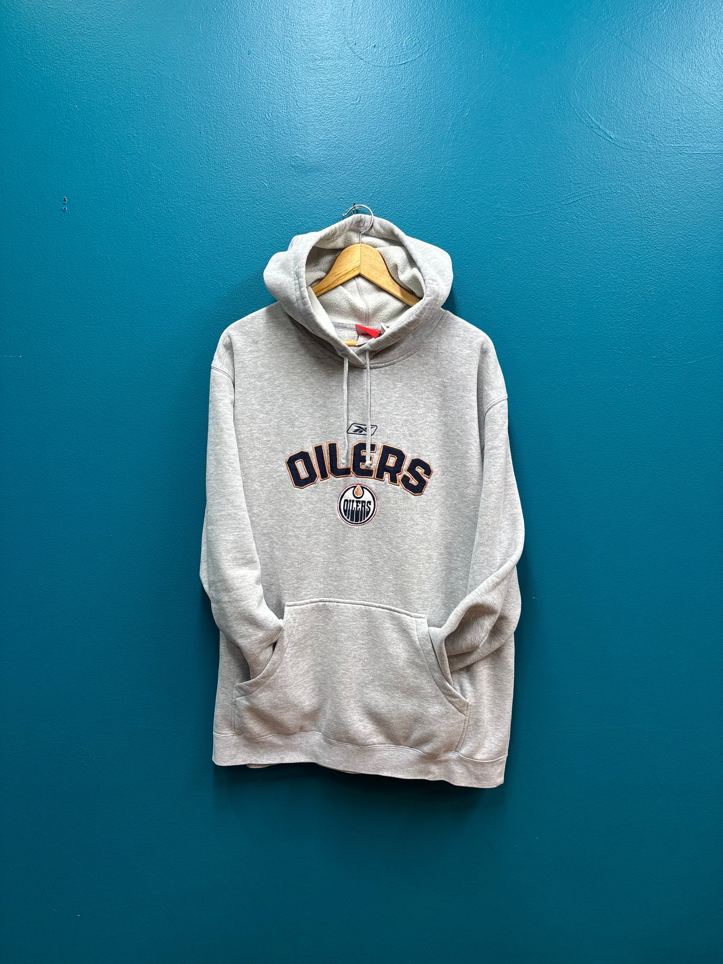Grey Oilers Hoodie - Adult XL