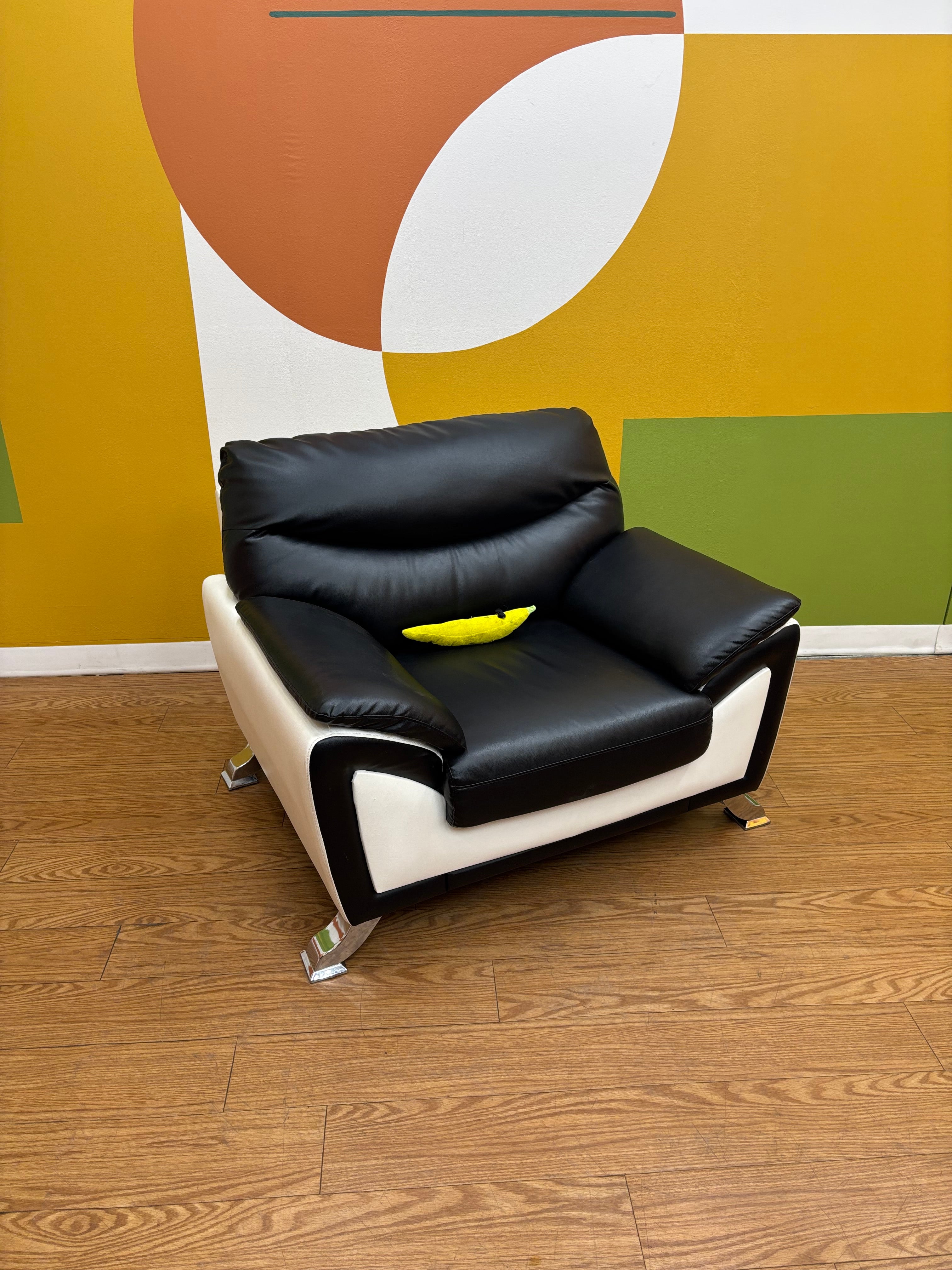 Black & White Armchair