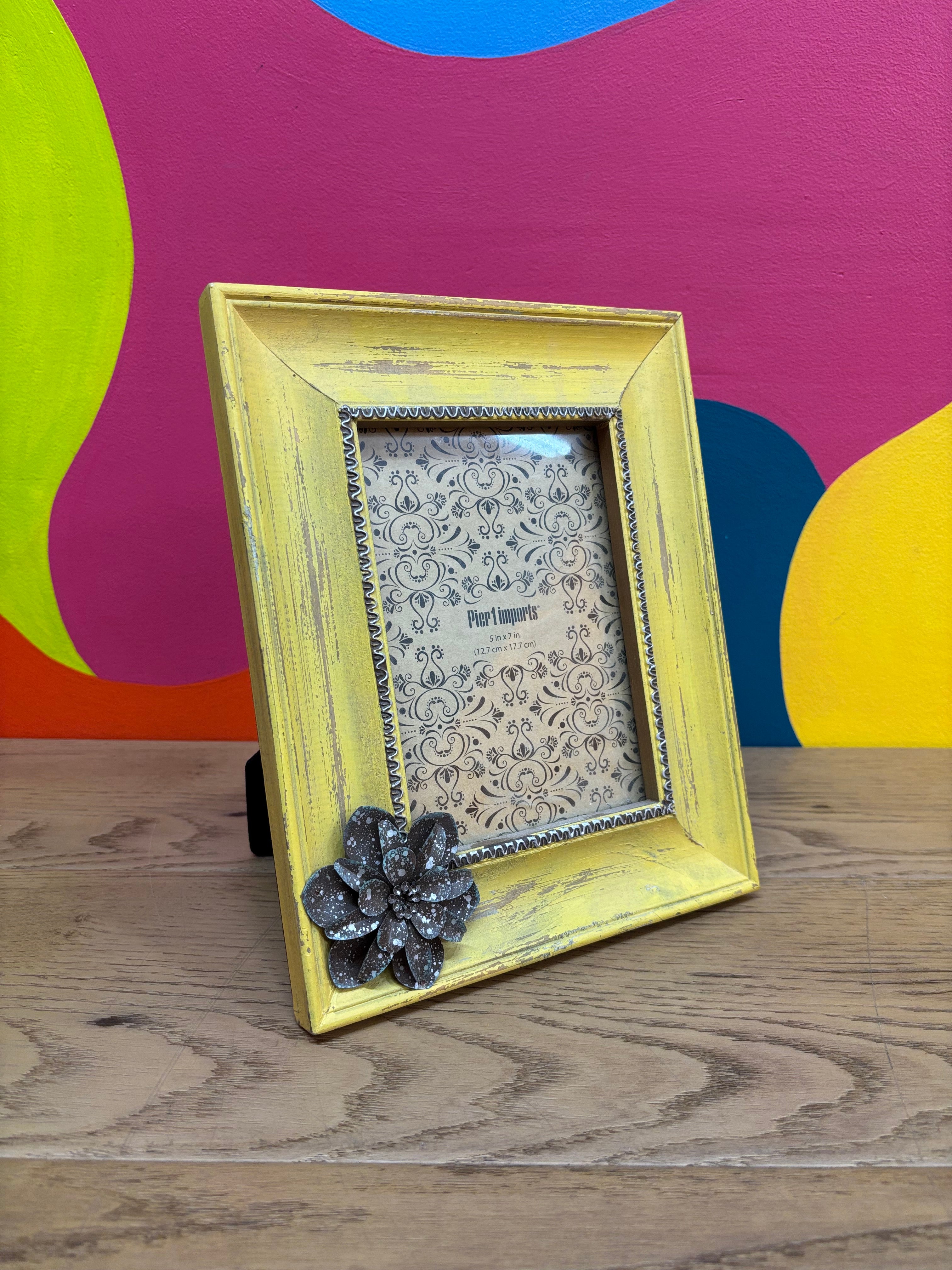 Wooden Yellow Pier 1 Imports Frame