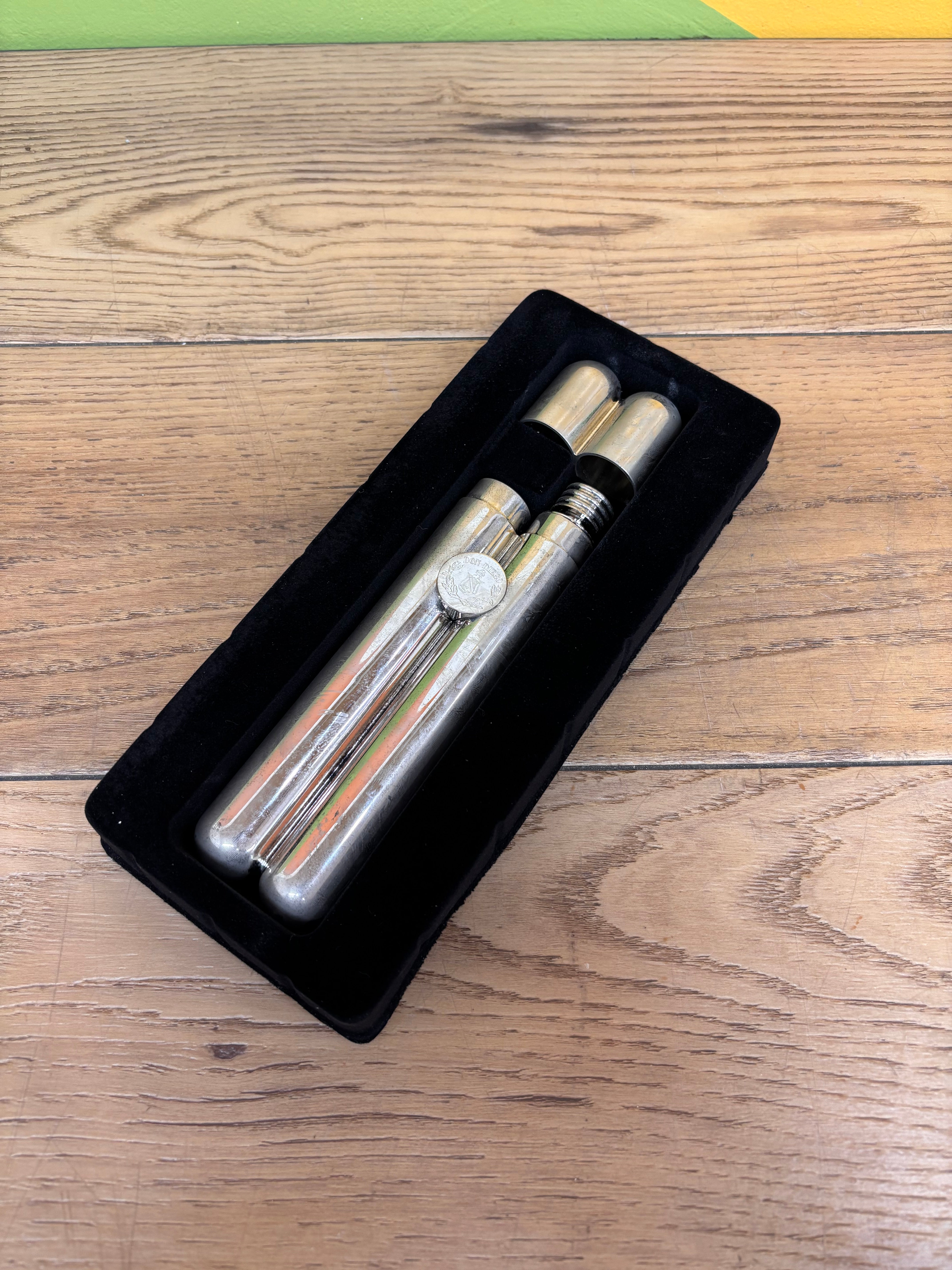 Don Diego Cigar Holder and Flask