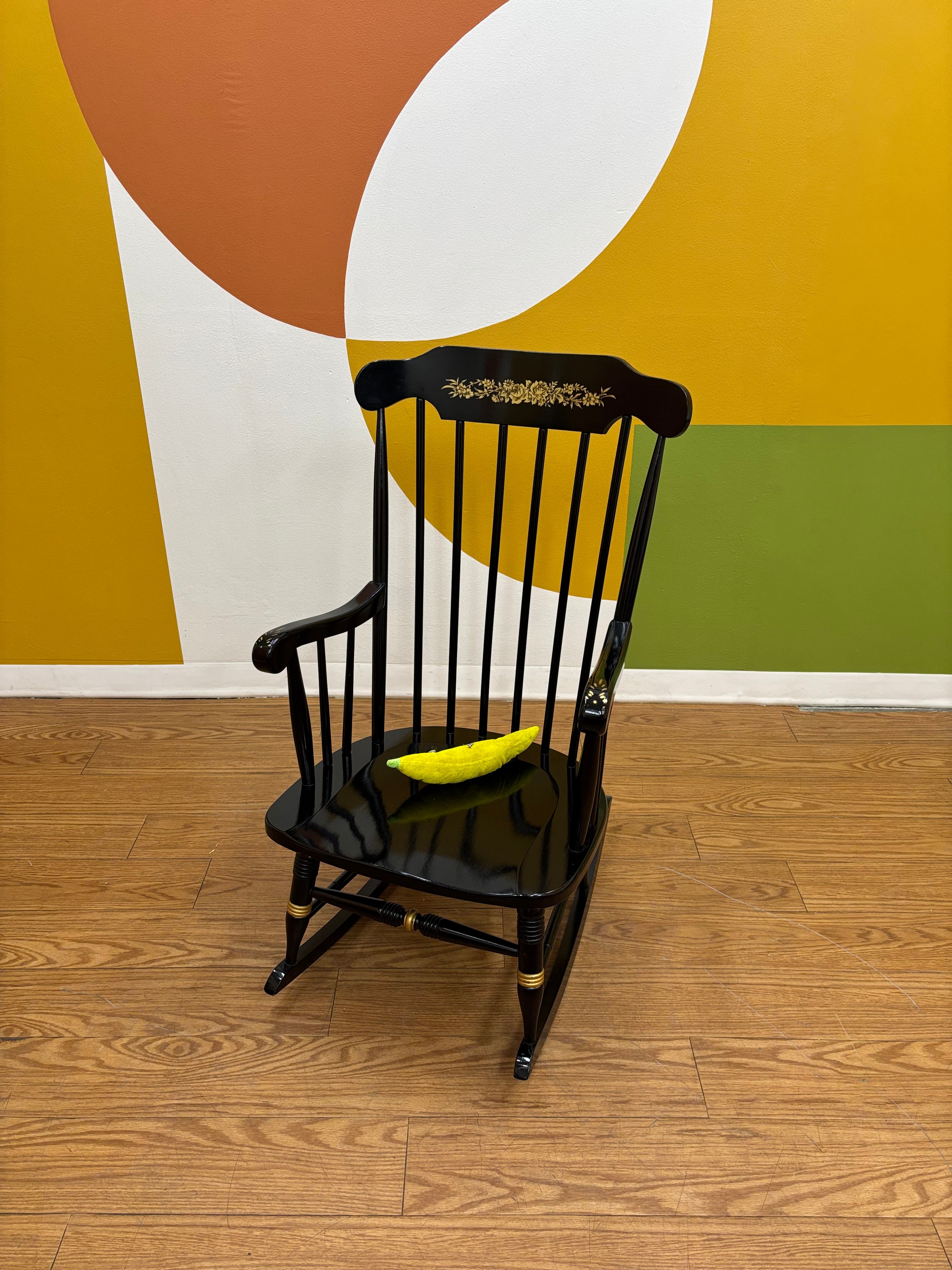 Black Rocking Chair