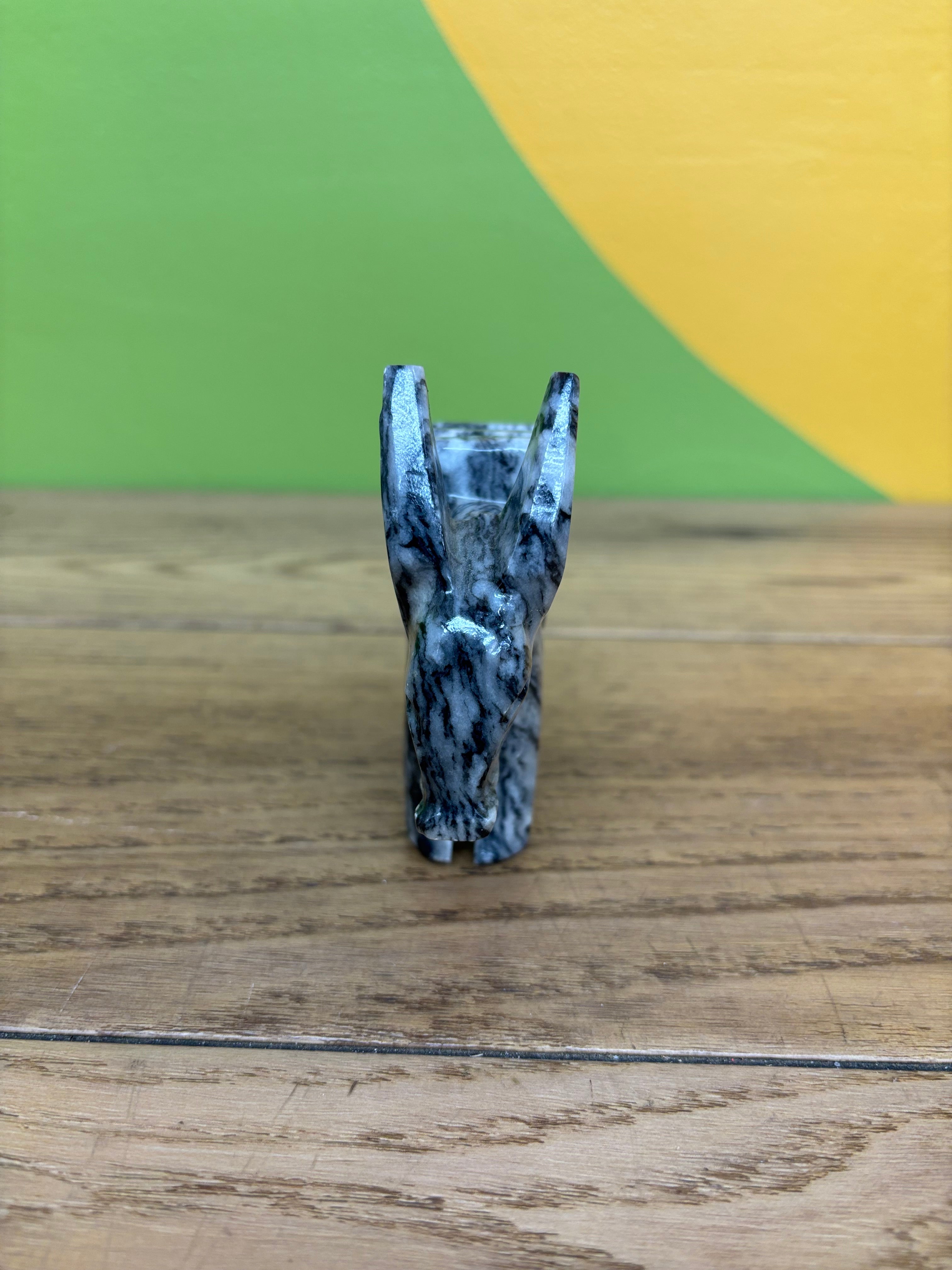 Stone Donkey Figurine