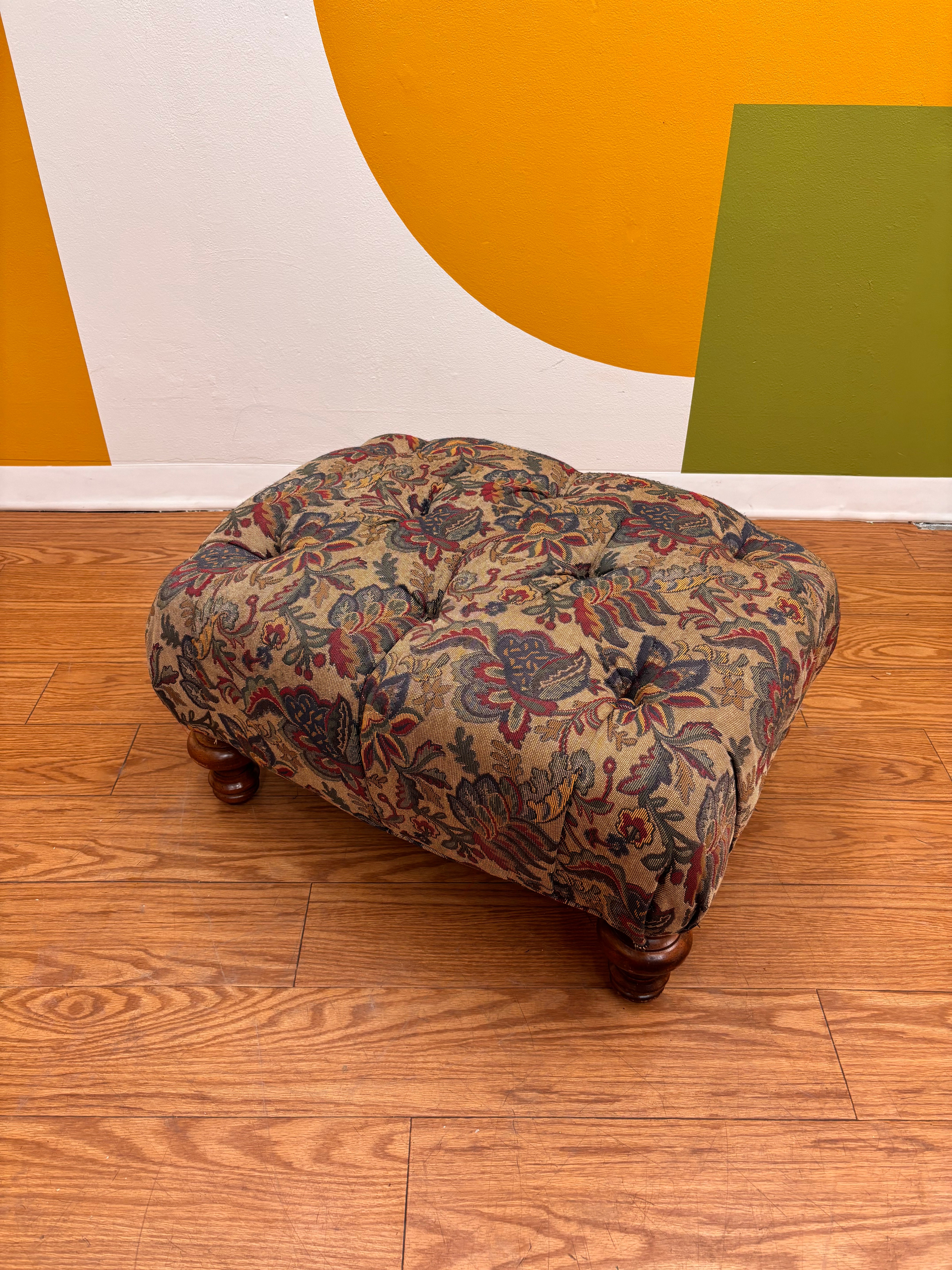 Floral Ottoman