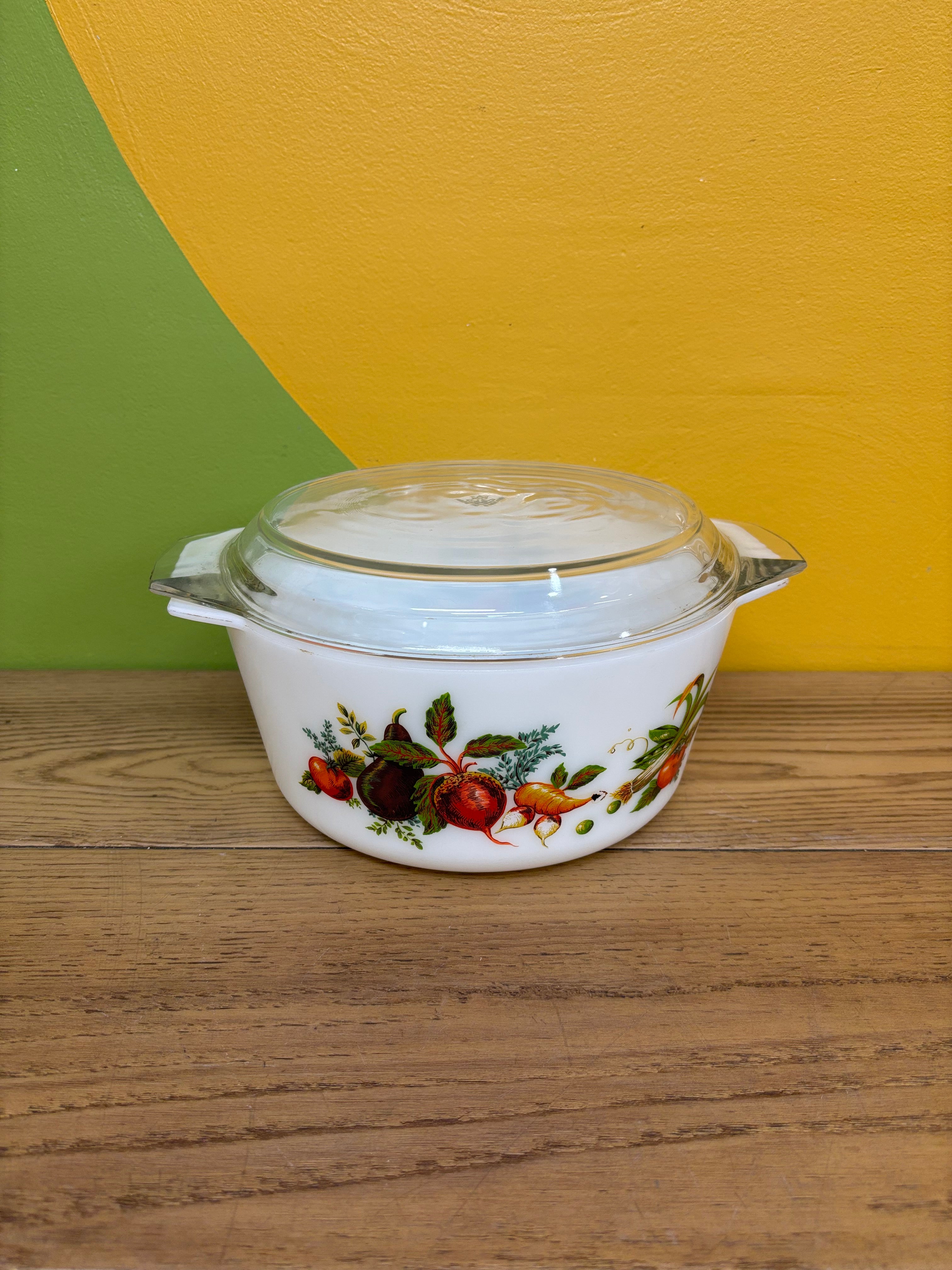 JAJ Pyrex Casserole Dish with Lid - Market Garden