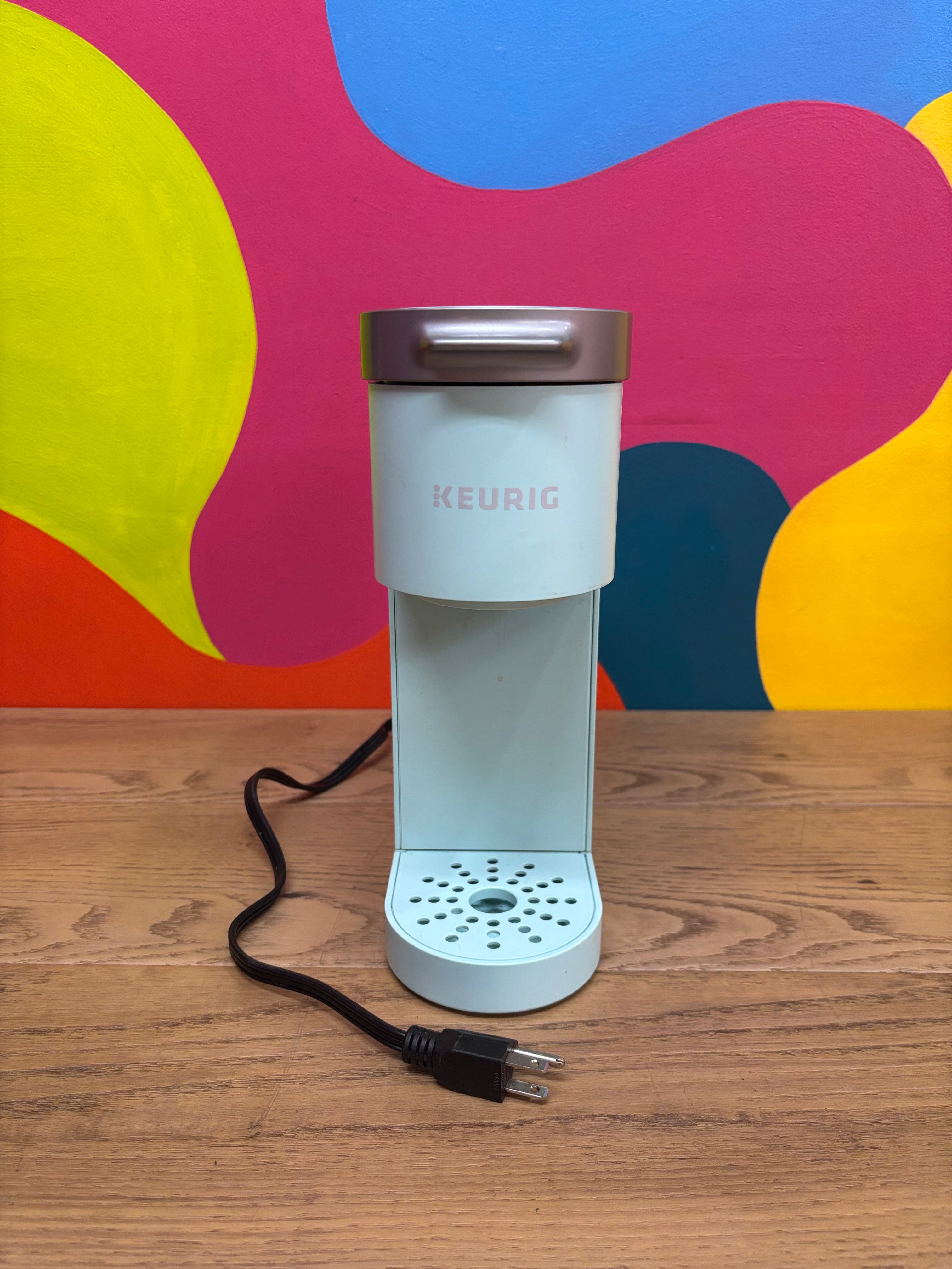 Light Blue Keurig Coffee Maker