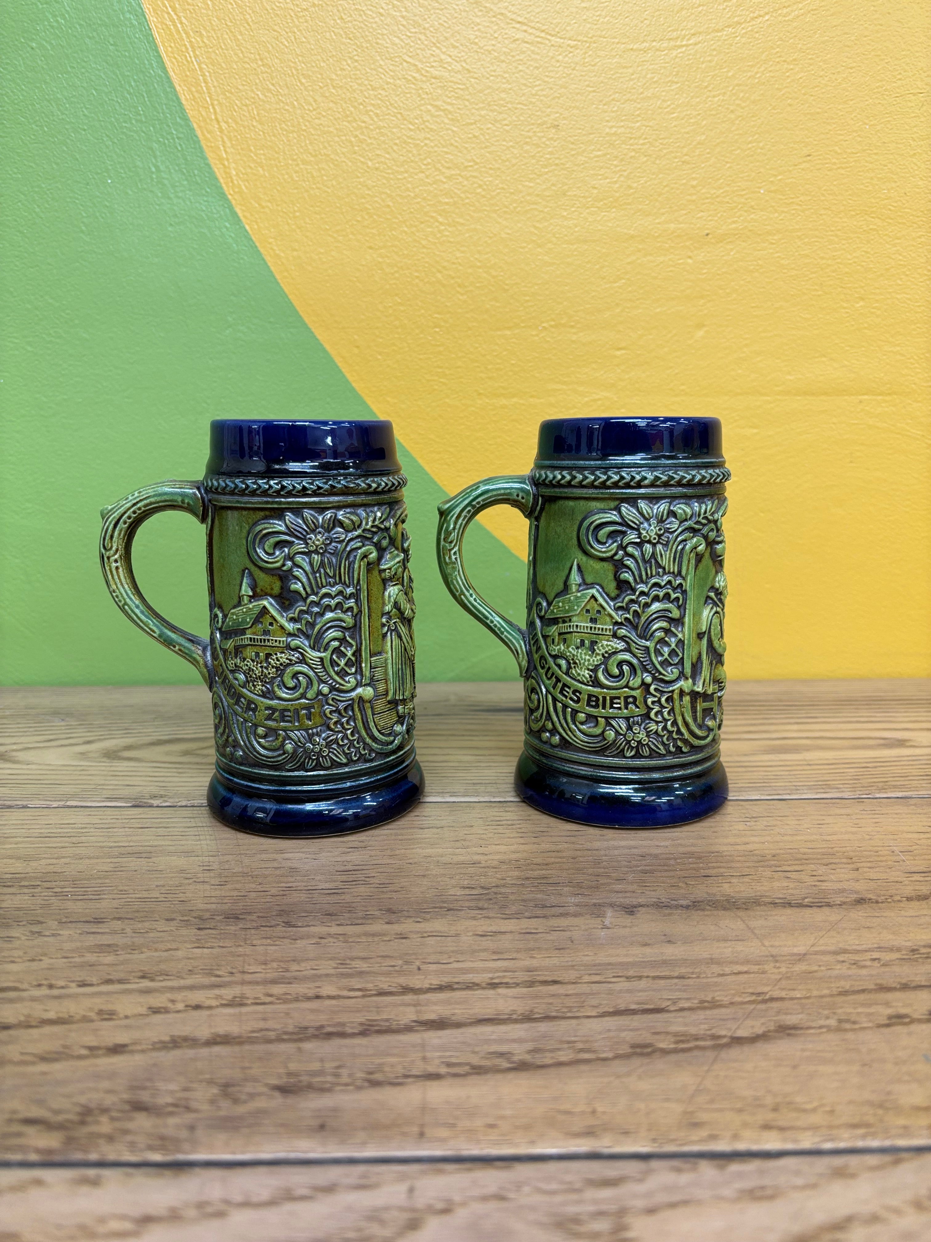 Gerzit Gerz Stoneware Steins (Made in West Germany)