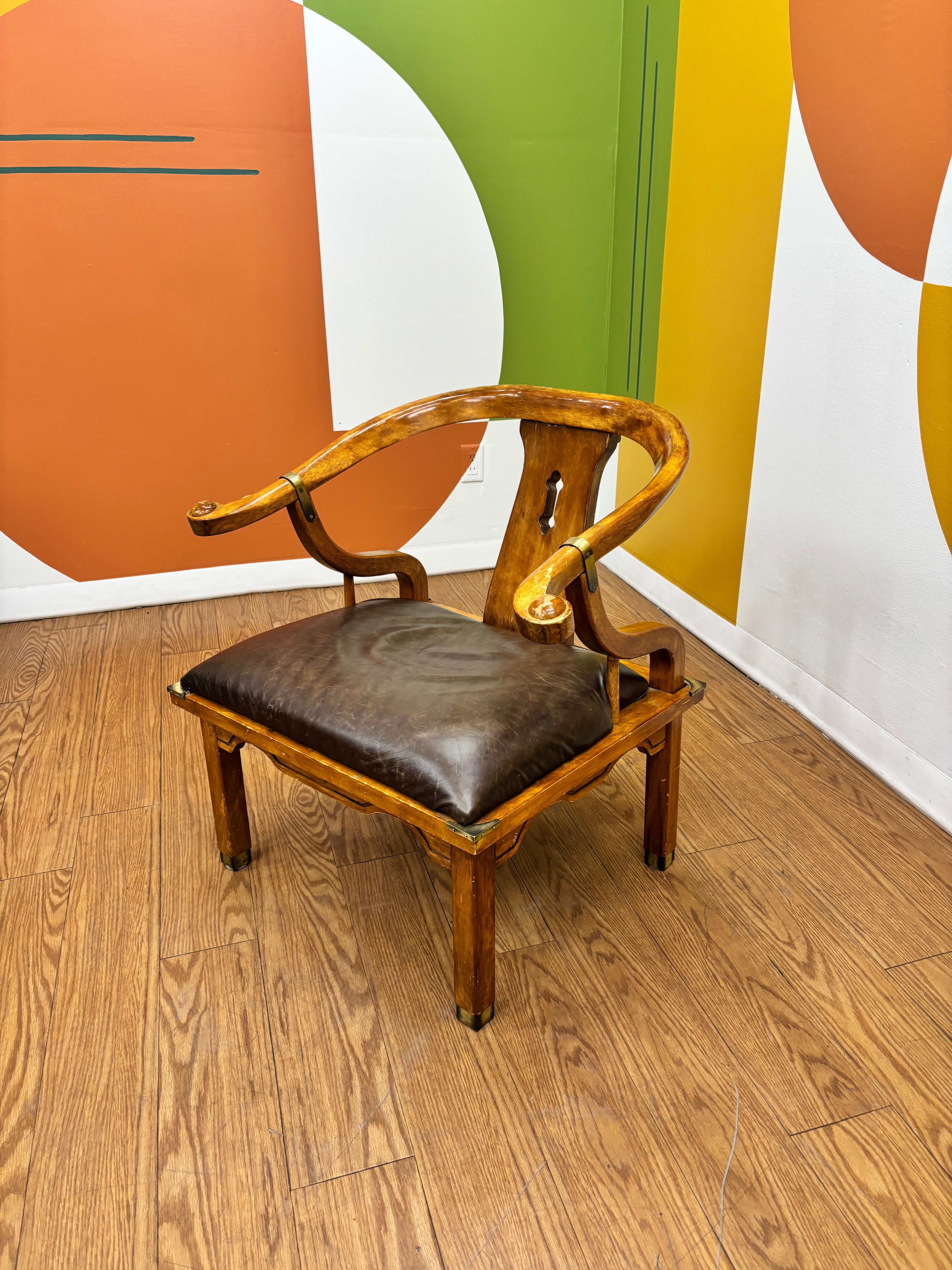 James Mont Style Wood Chair