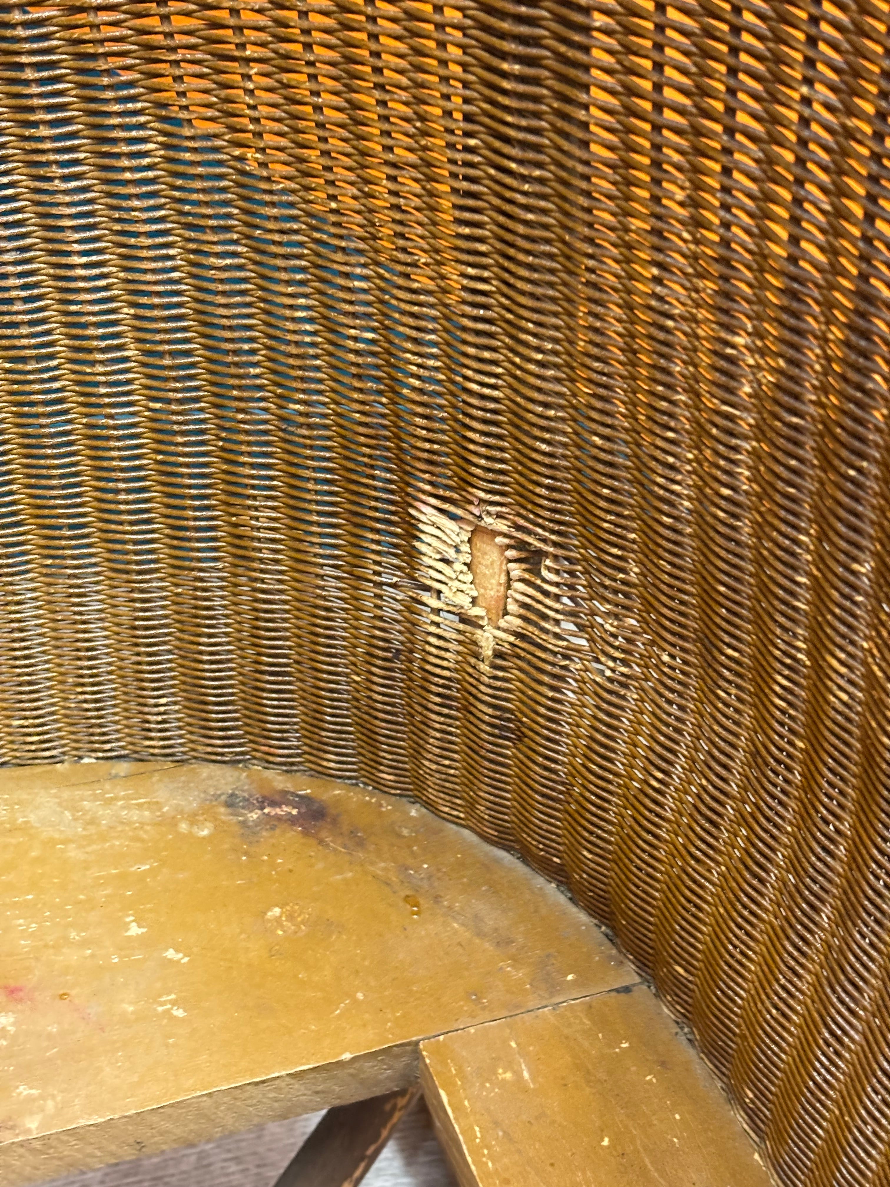 Wicker Rocking Chair with Cushion
