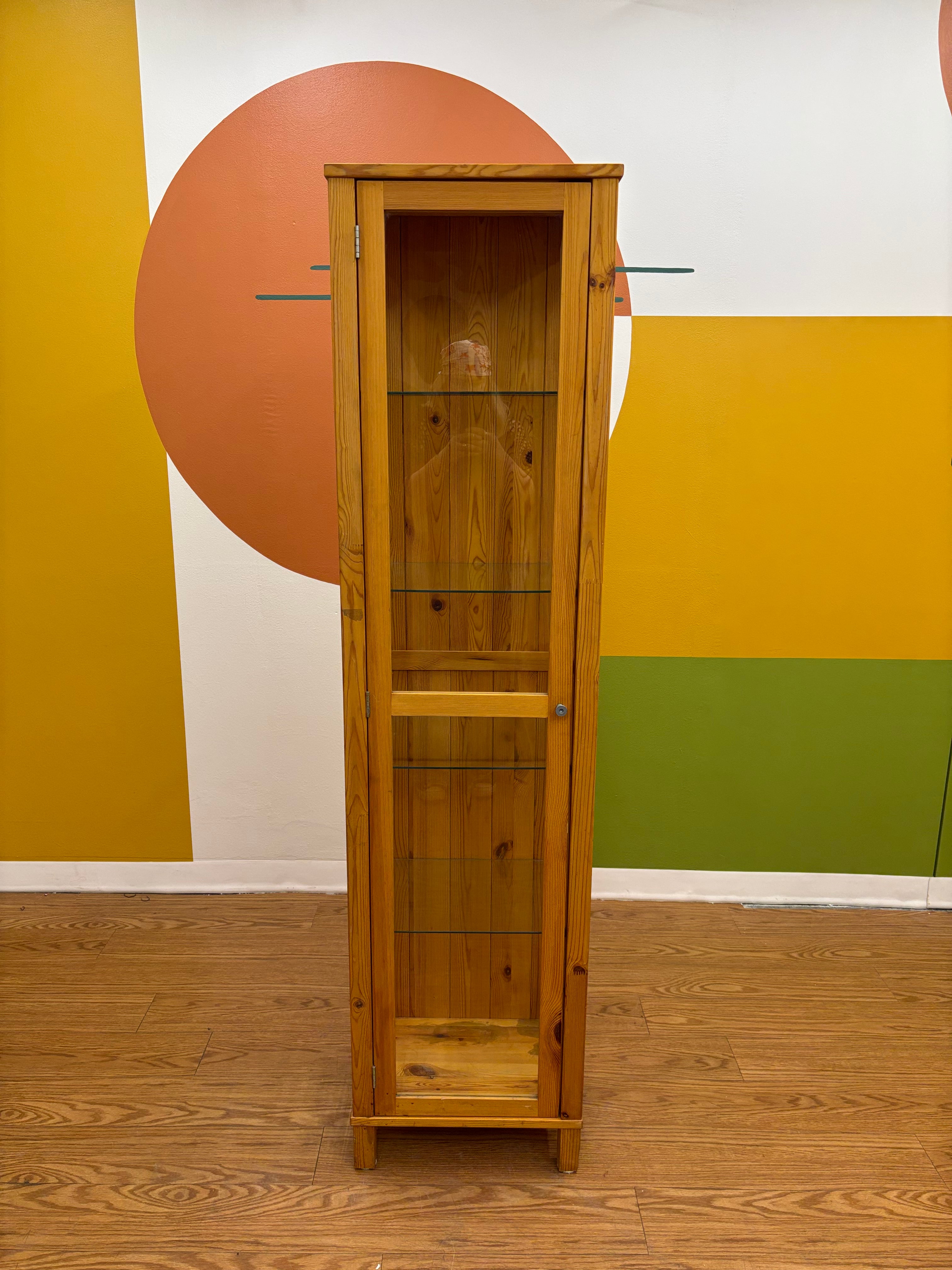 IKEA Wood & Glass Cabinet