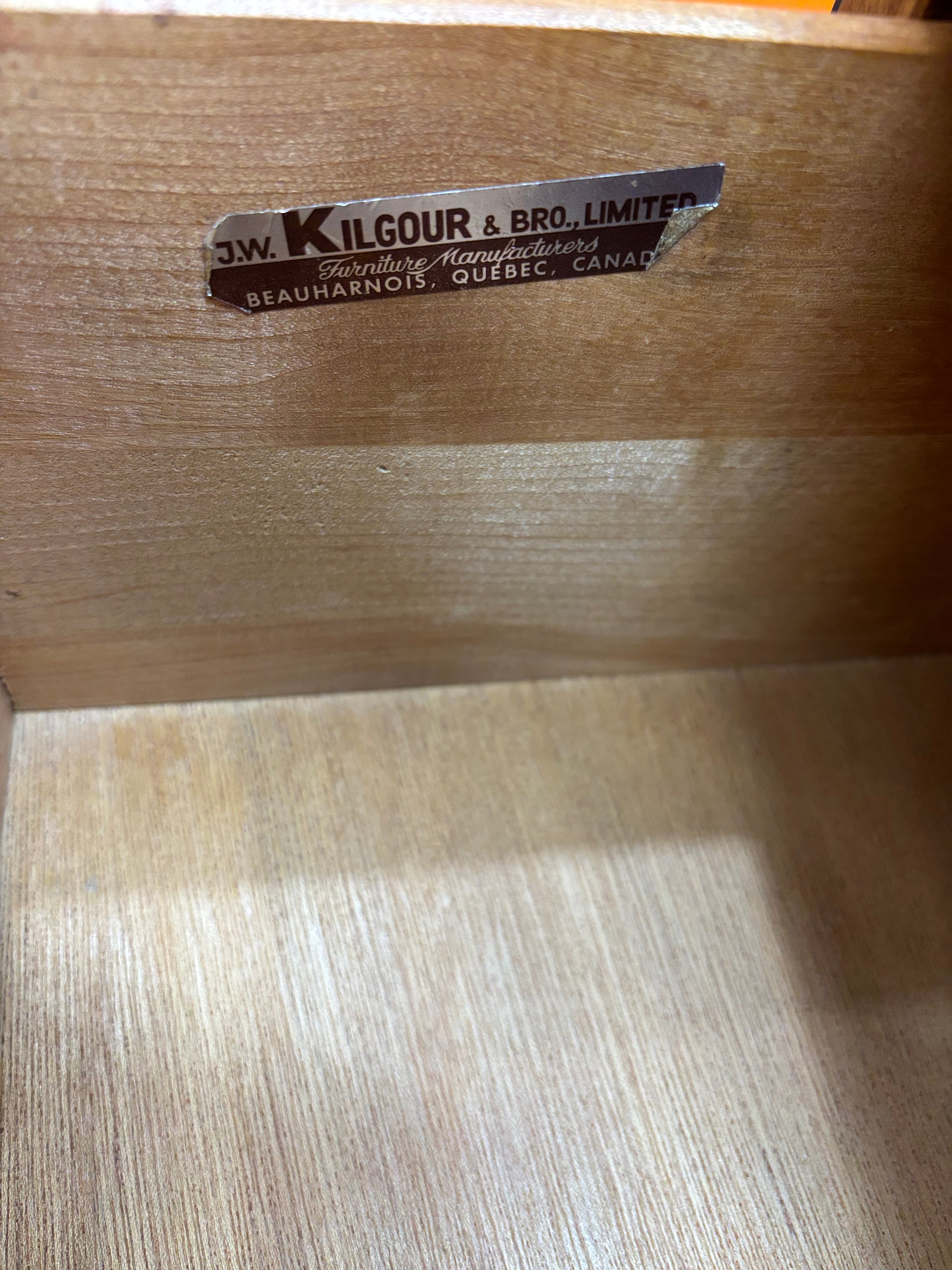 Wood 4 Drawer Dresser (J.W Kilgour & Bro.)