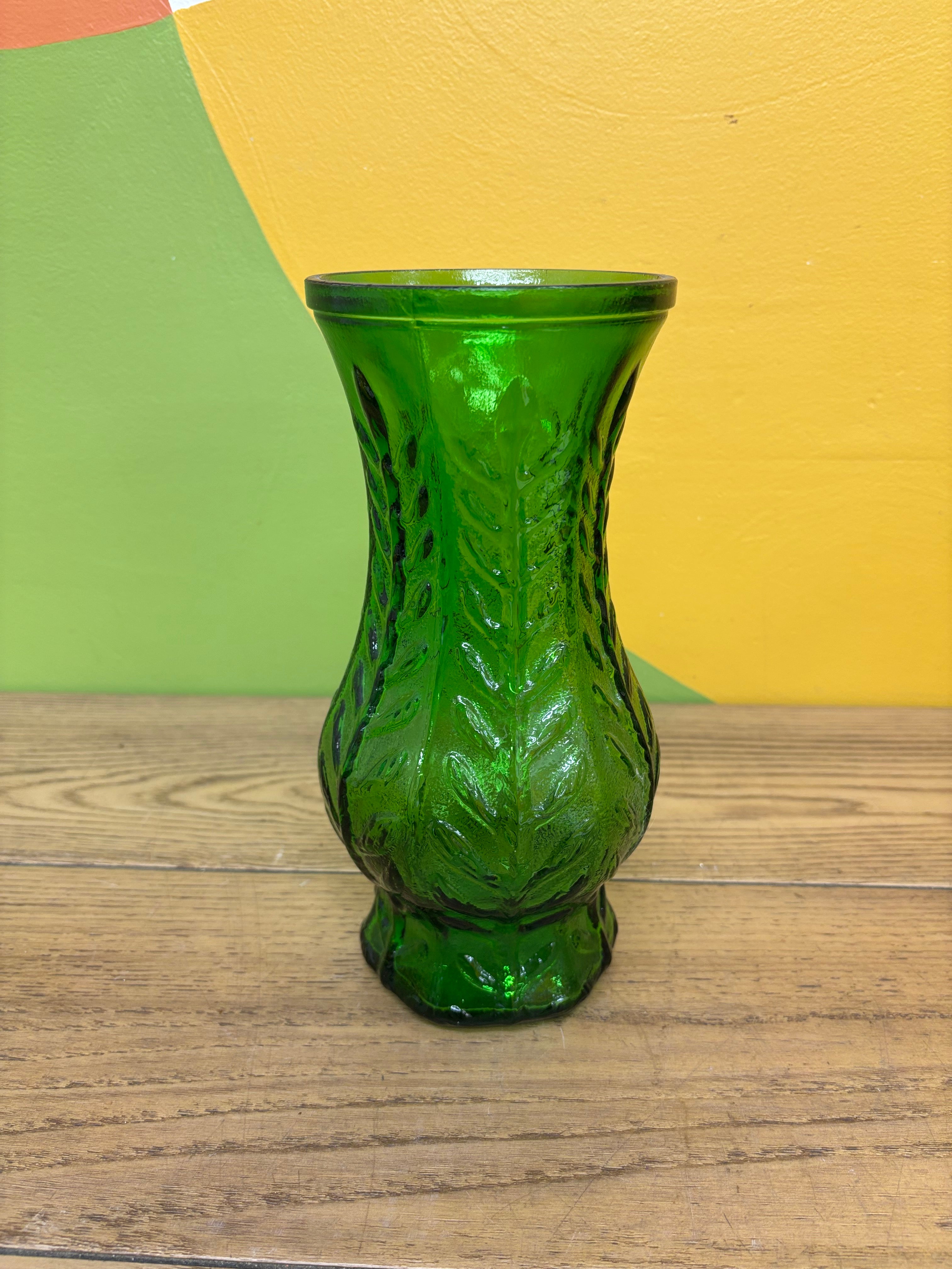 Glass Green Vase