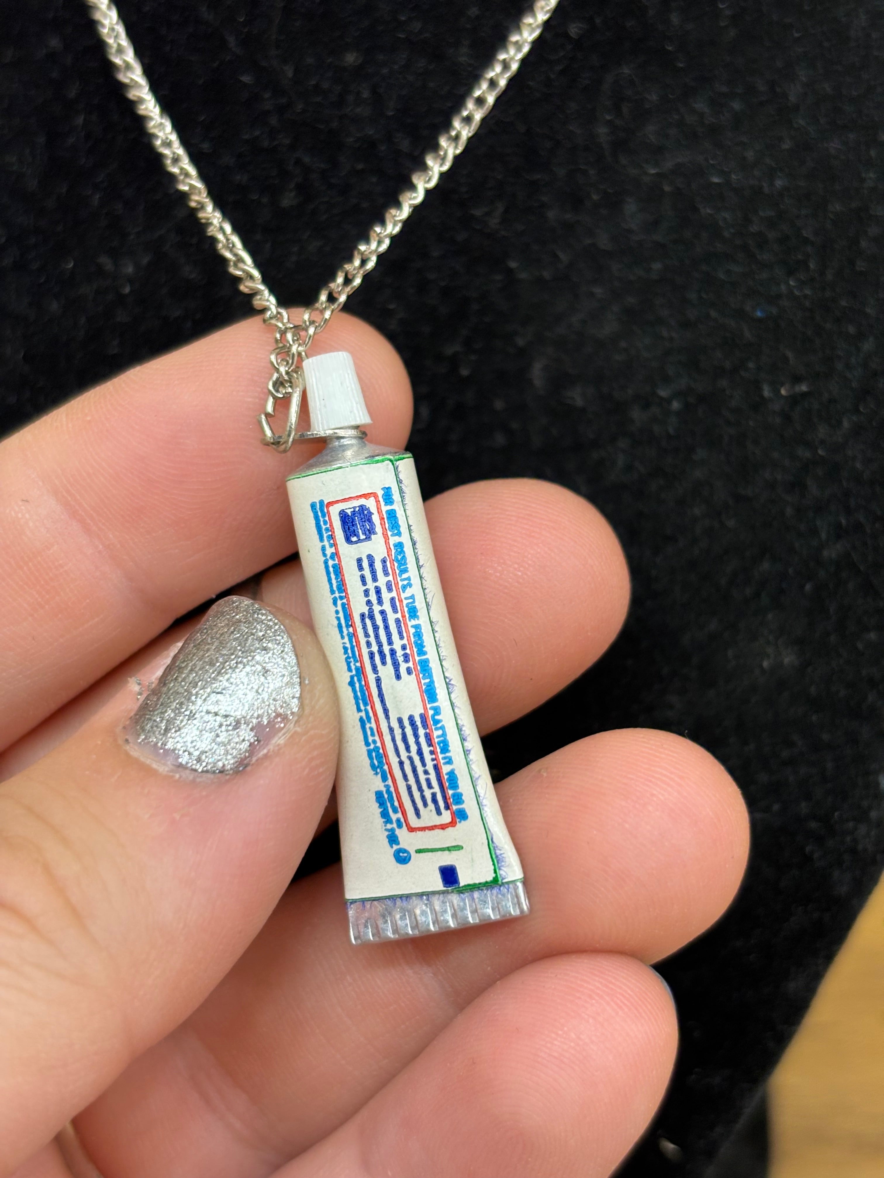 Crest Toothpaste Necklace
