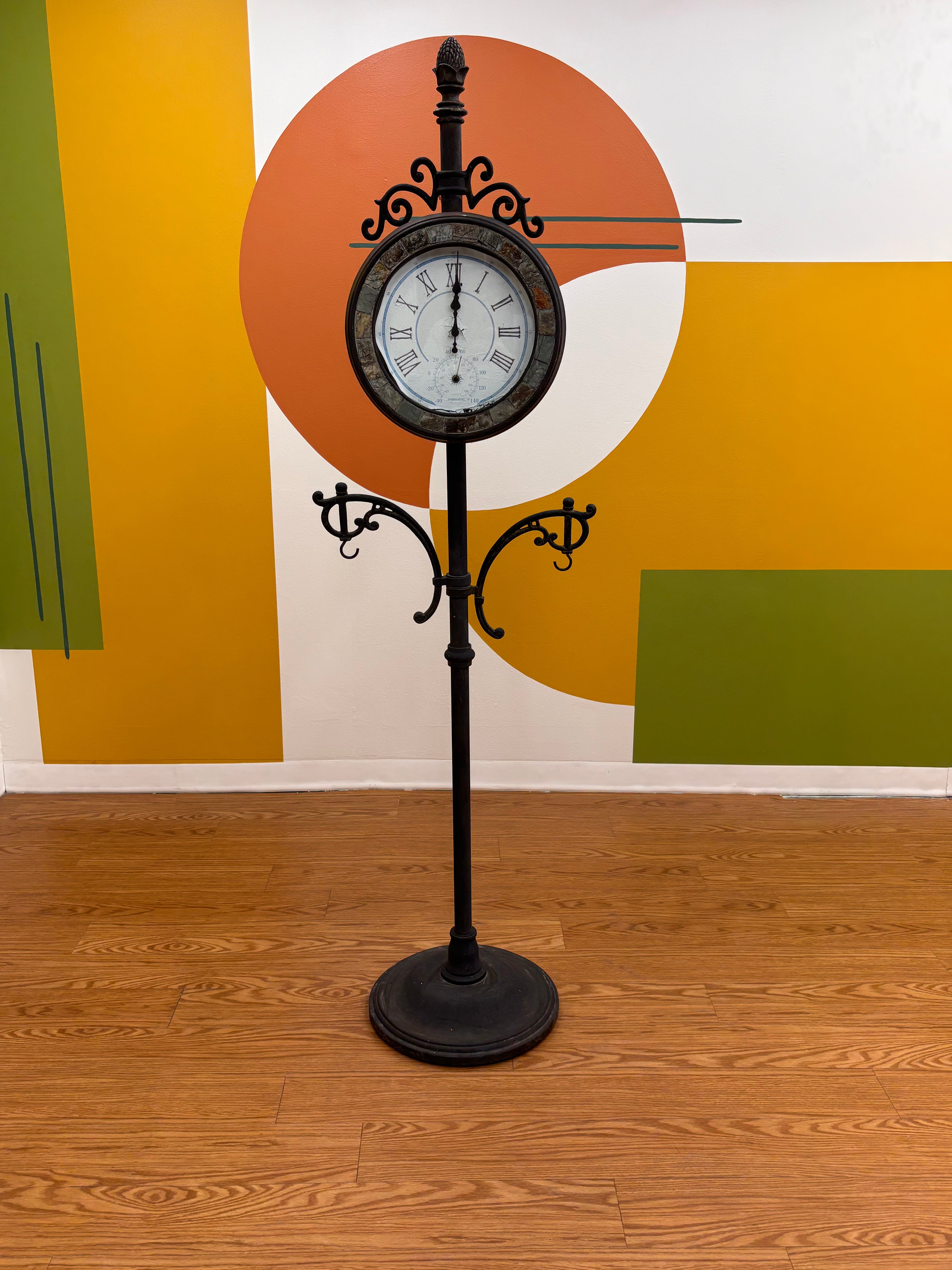 Cast Iron Floor Clock