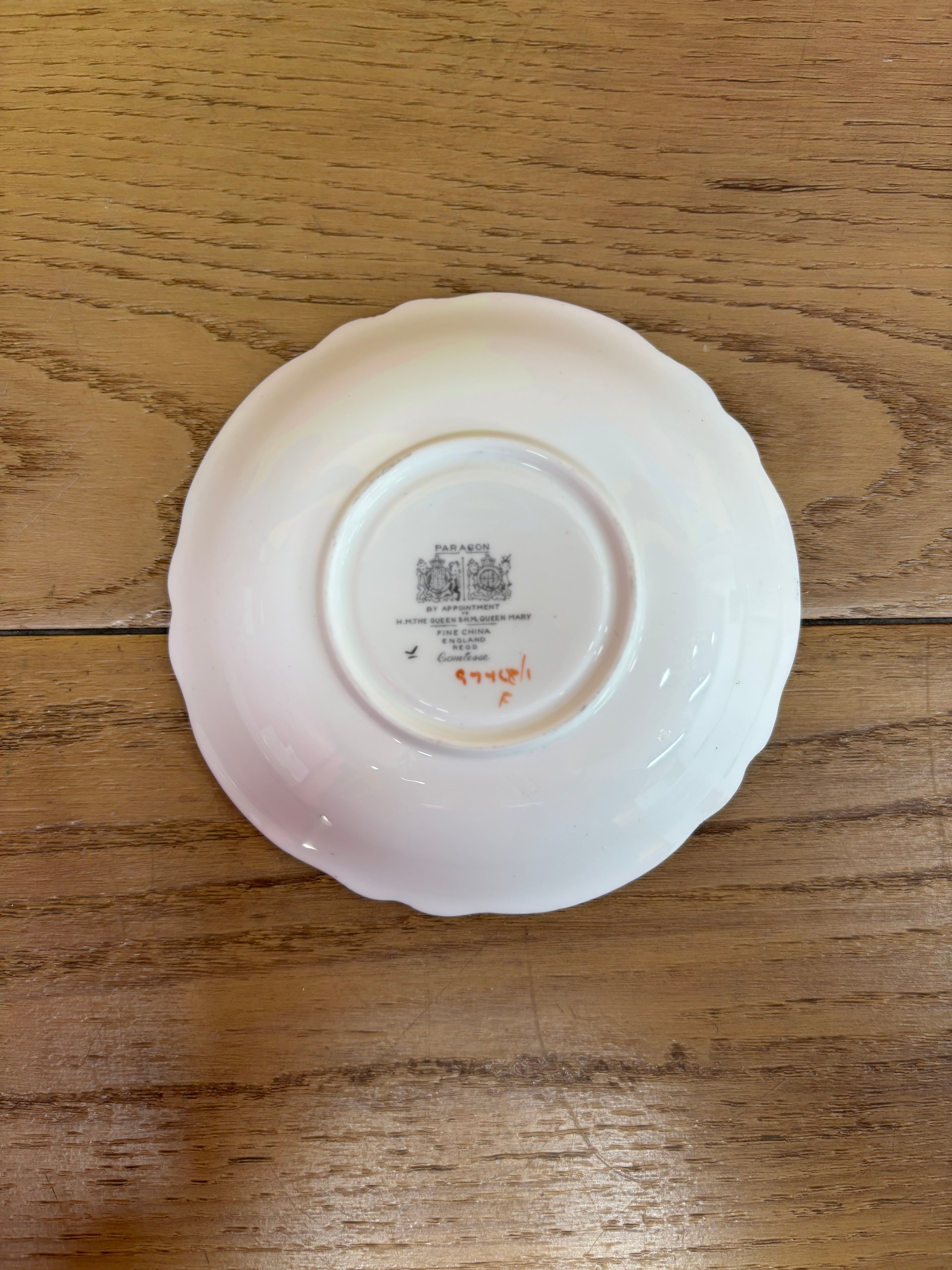 Paragon Queen Mary Teacup and Saucer