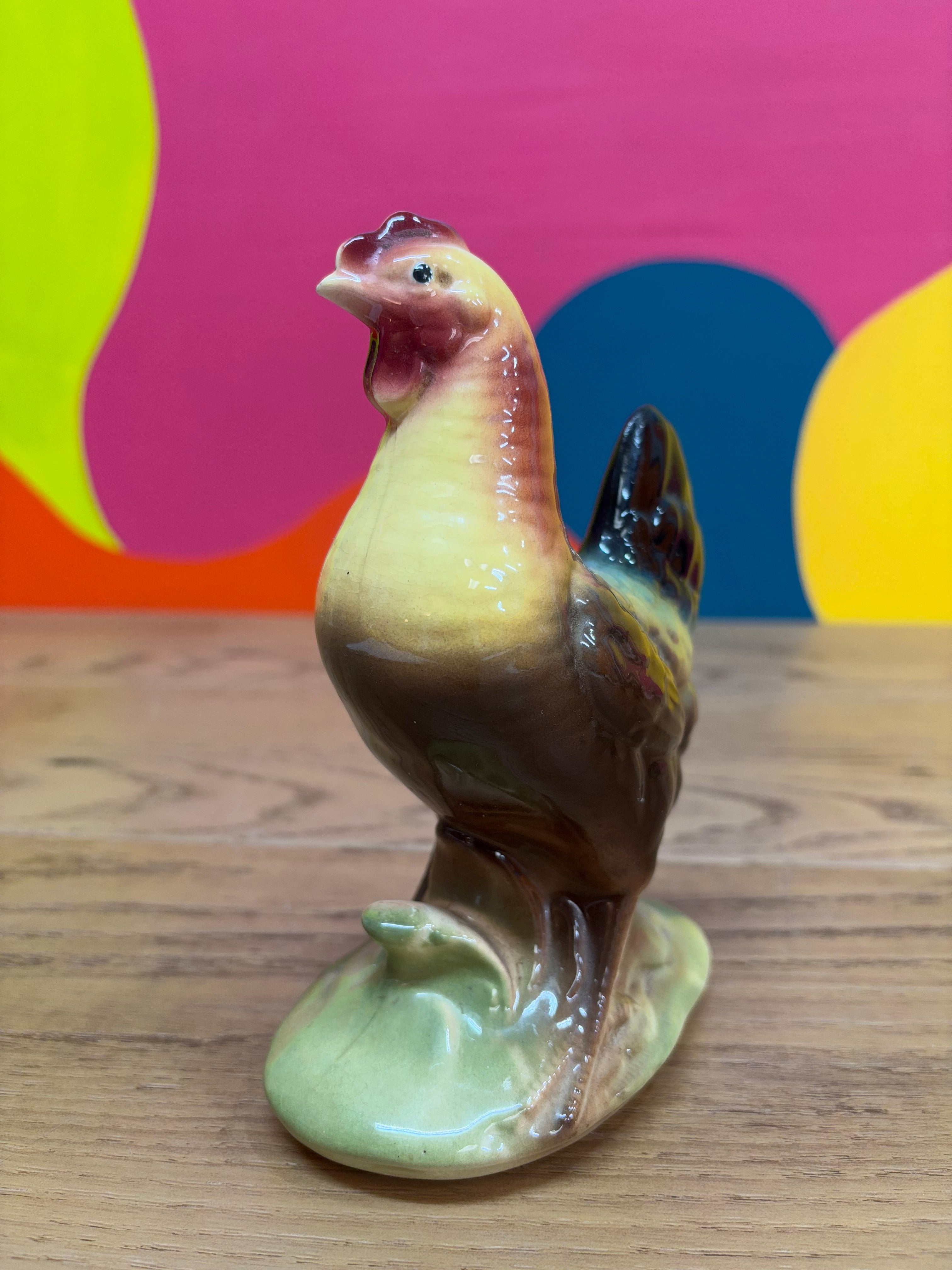 Ceramic Hen Figurine