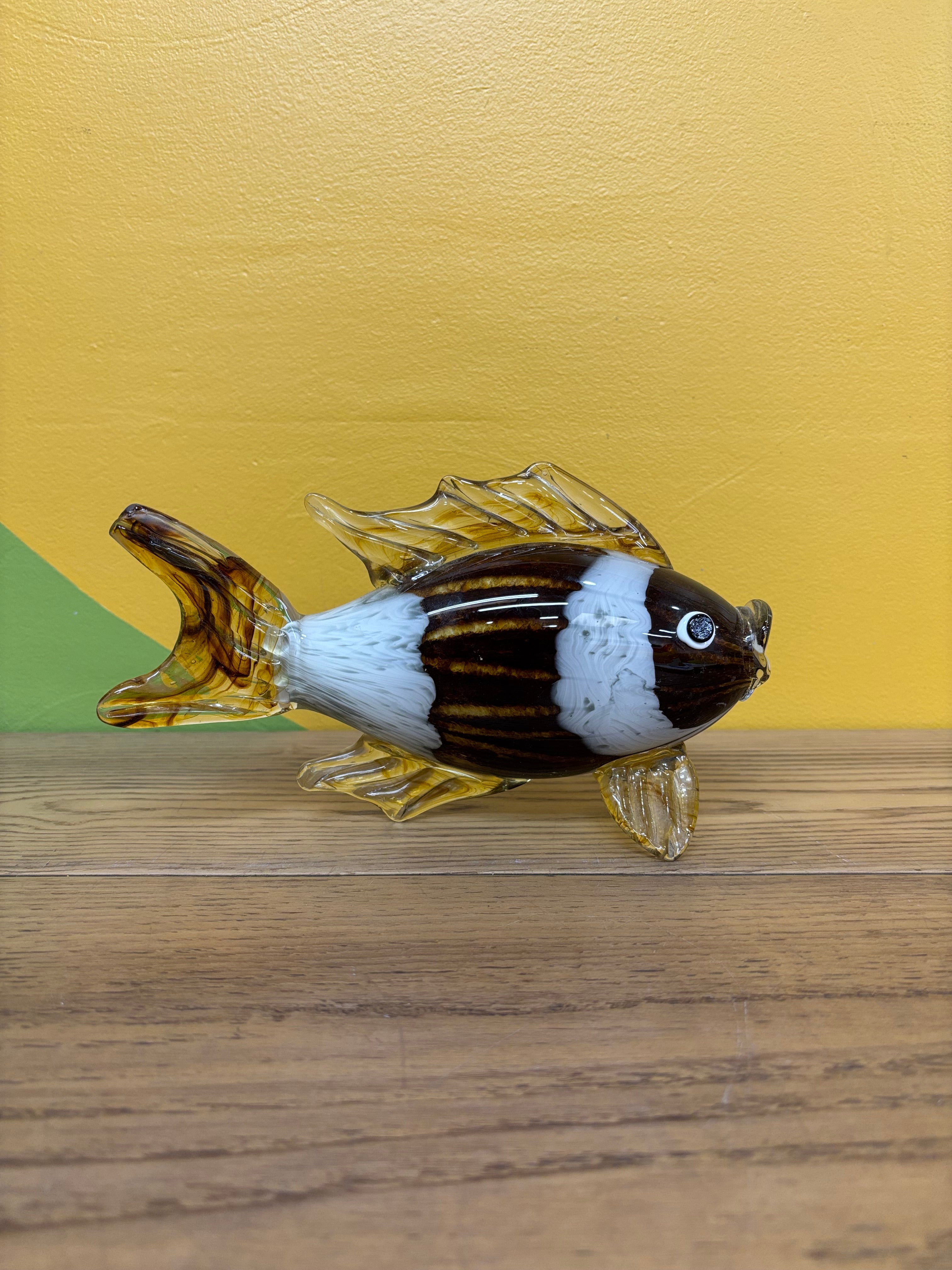 Glass Fish Sculpture