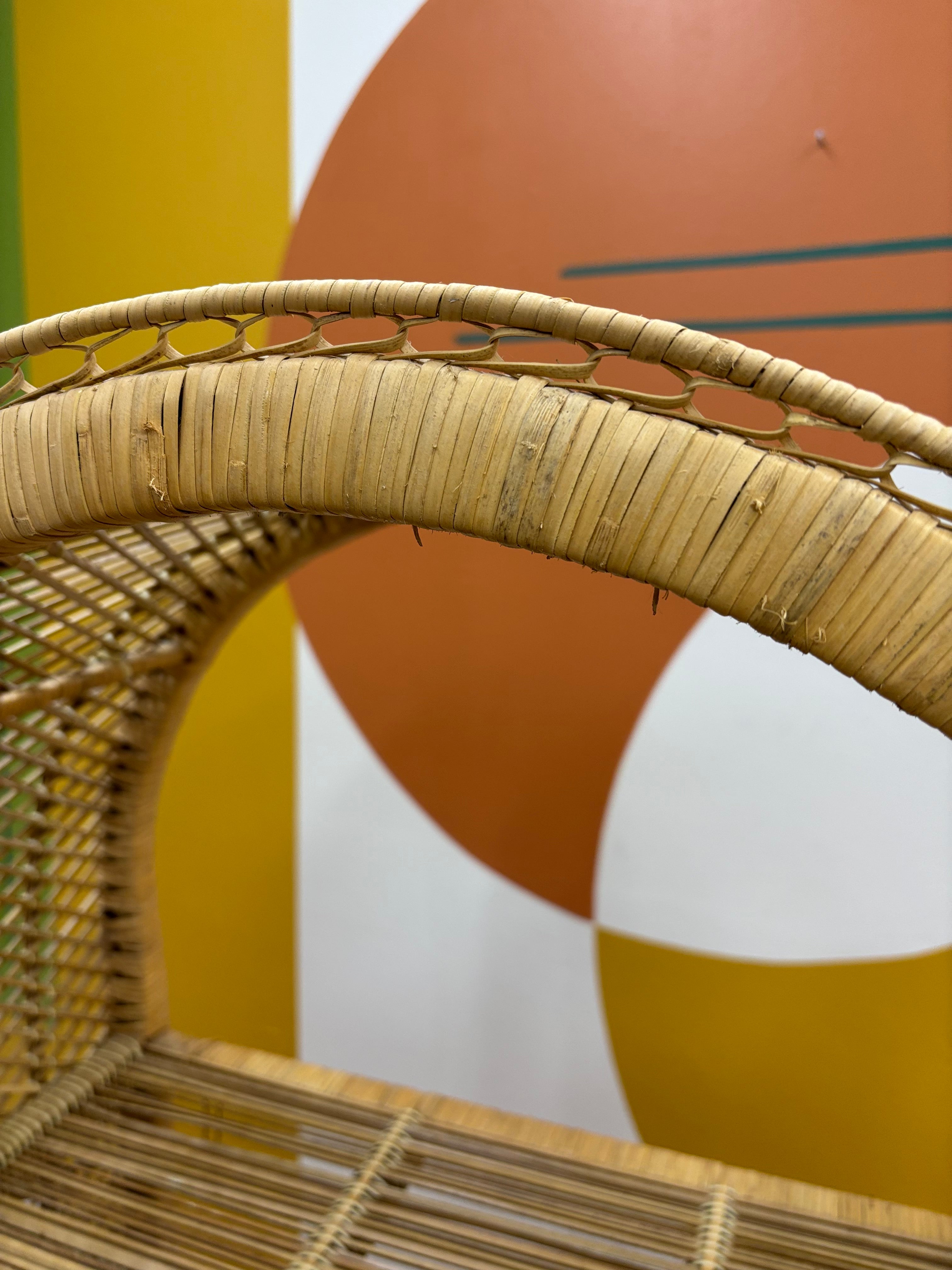 Arched Wicker Shelf