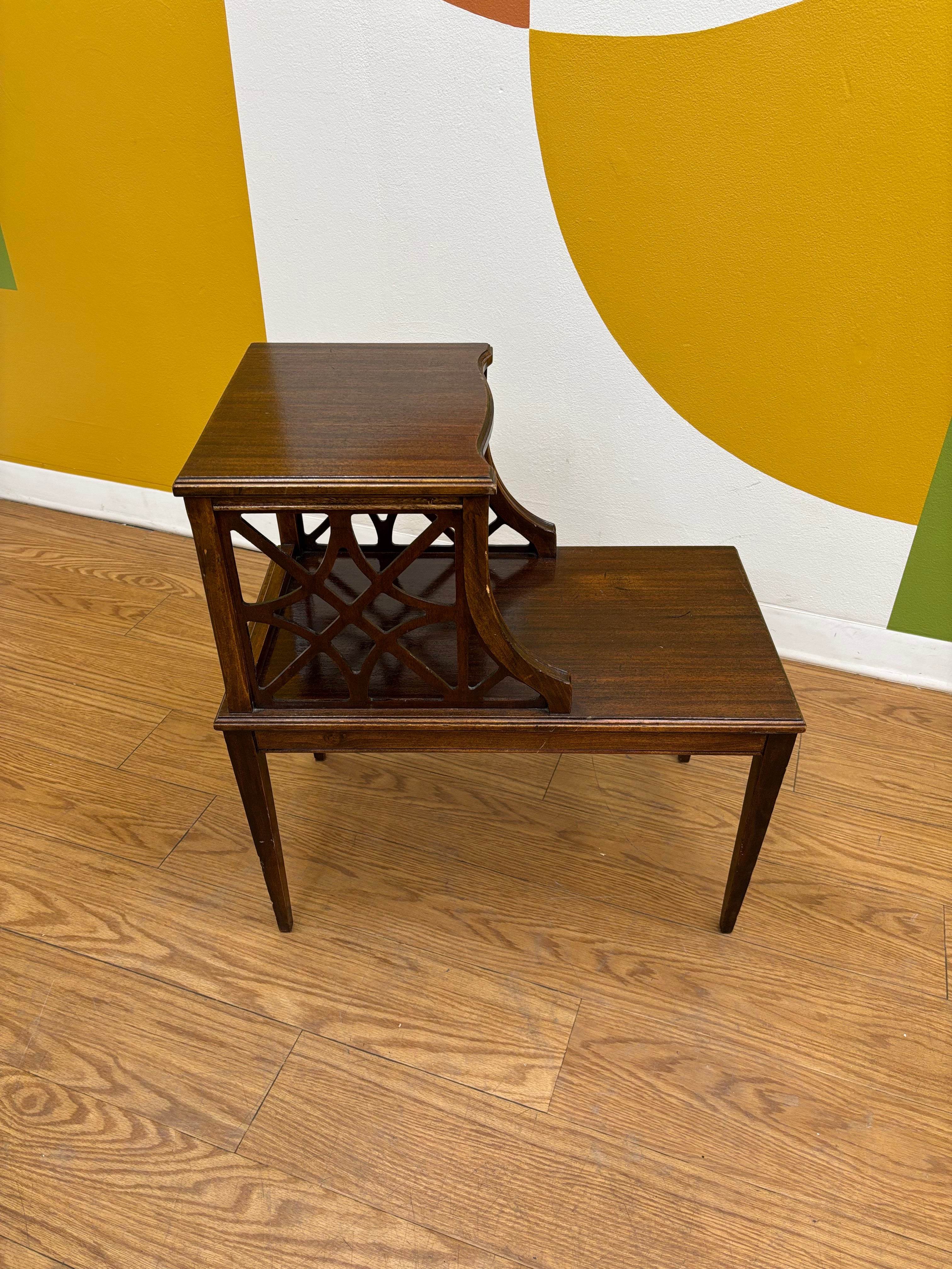 Wood Side Table