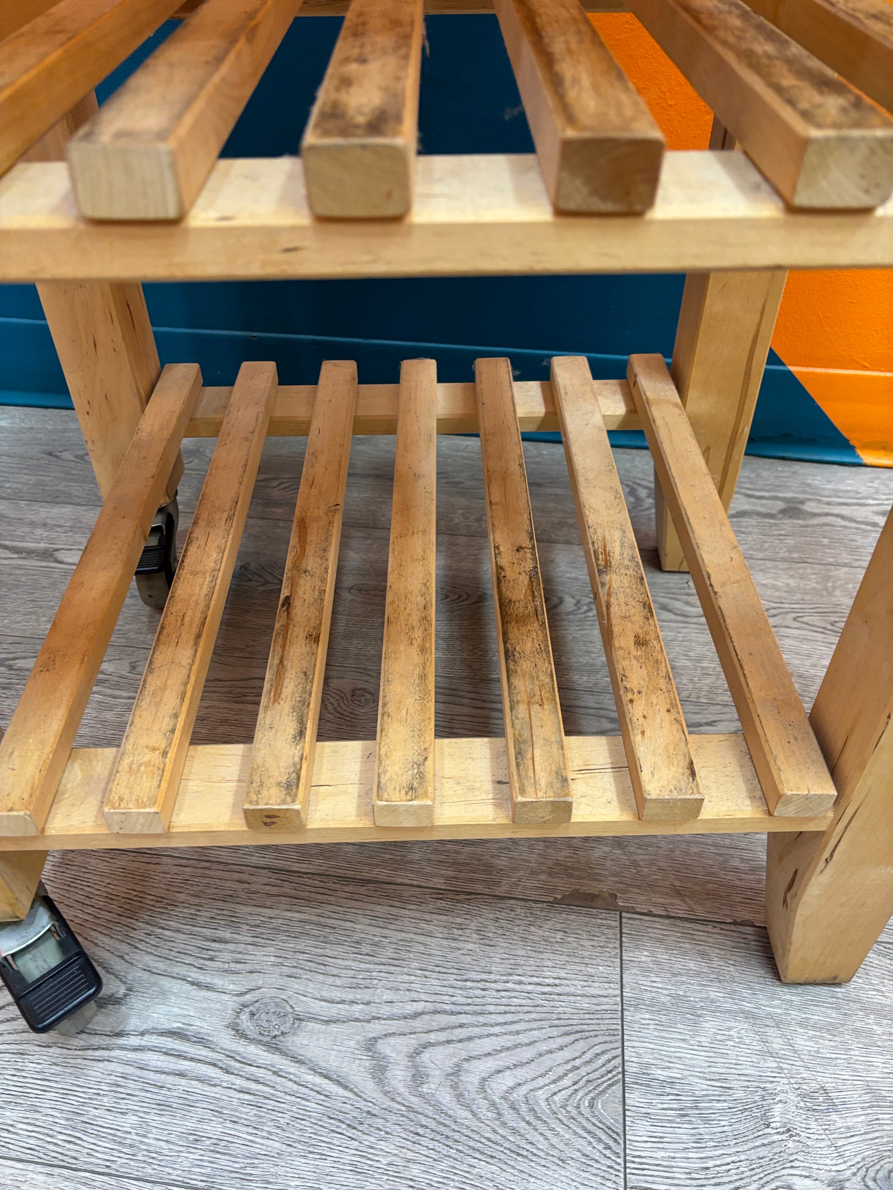 Wood Kitchen Cart