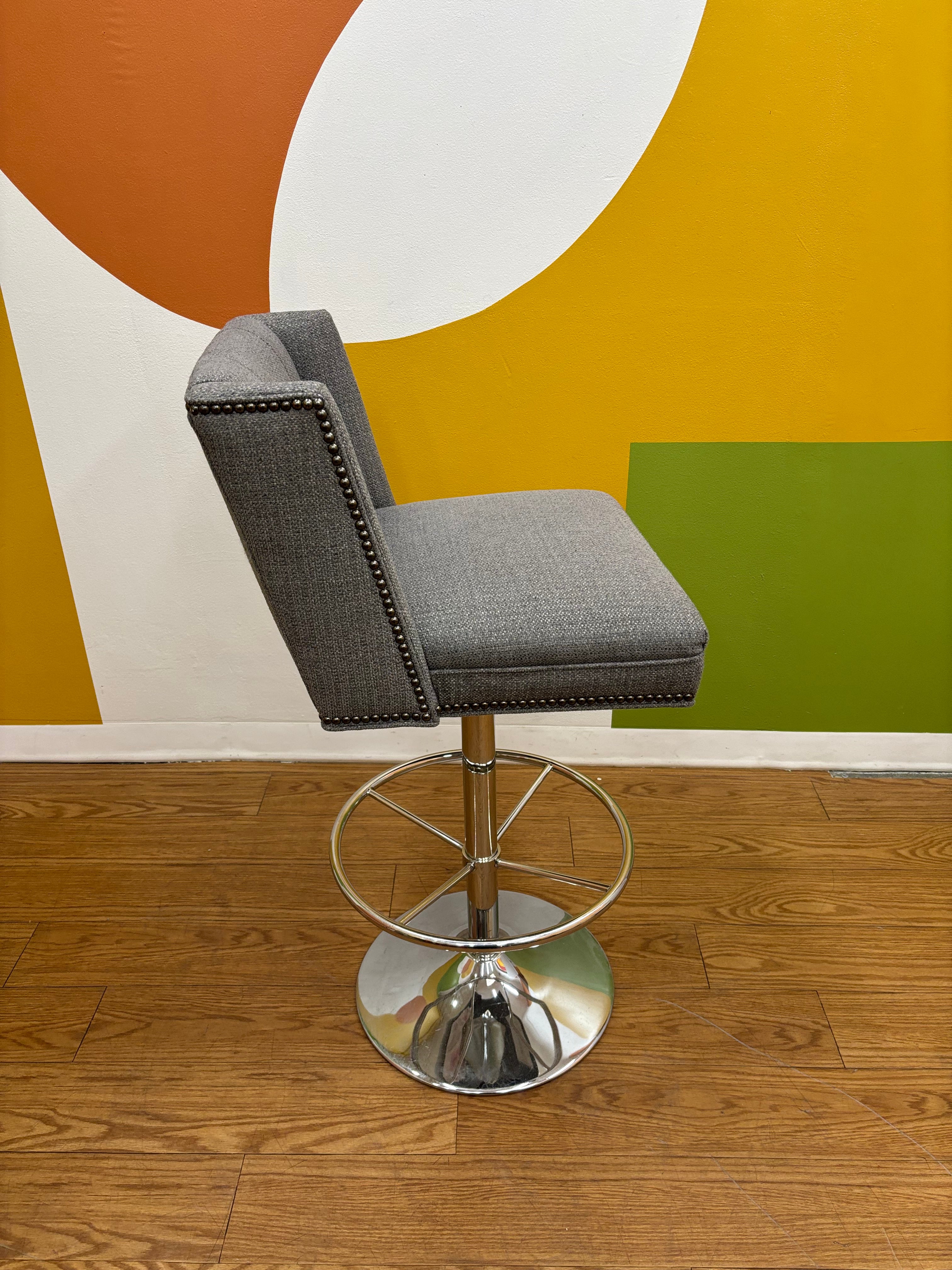 Fabric Barstool