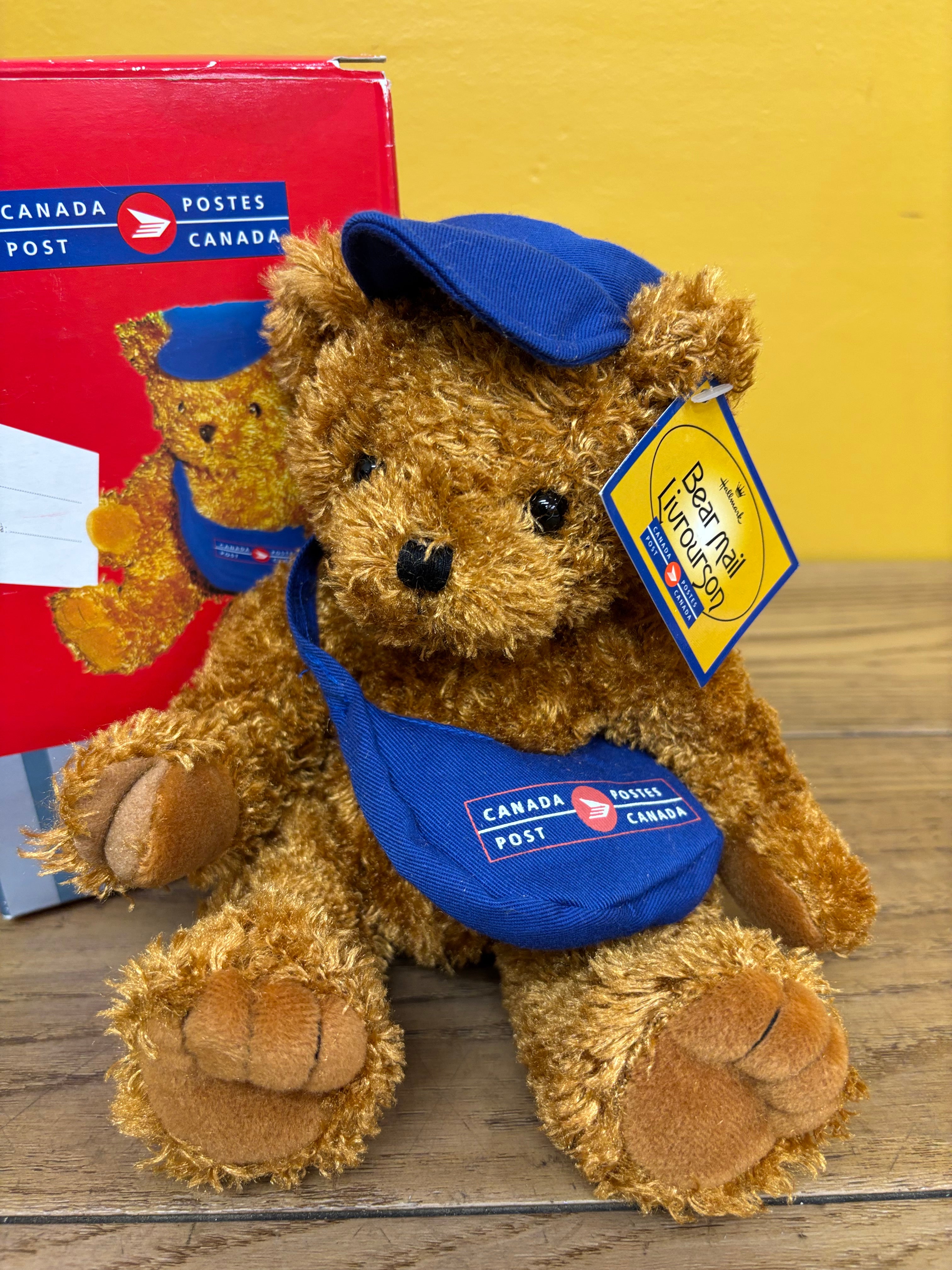 Hallmark Canada Post Bear Mail Plush