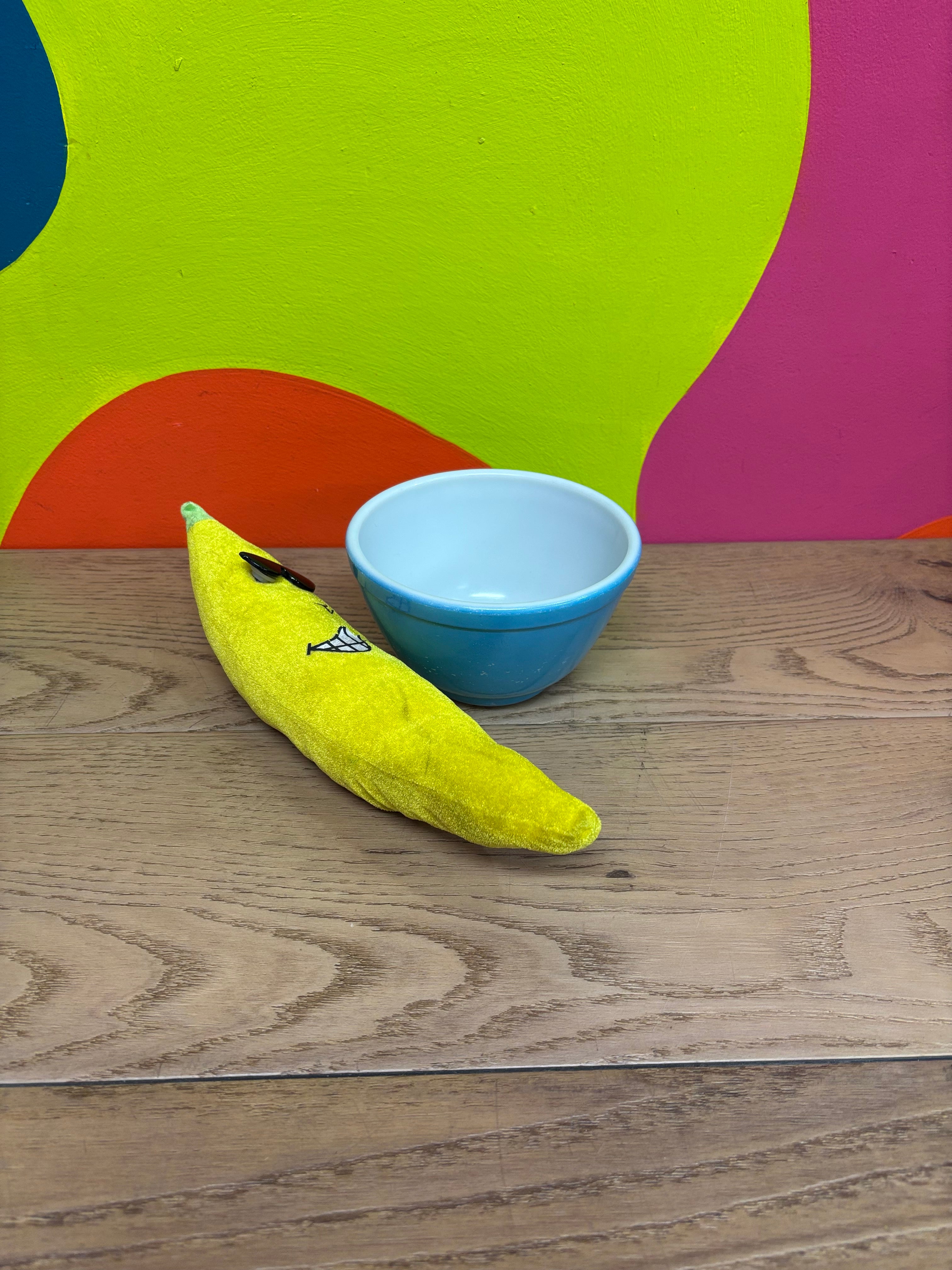 Small Blue Pyrex Bowl