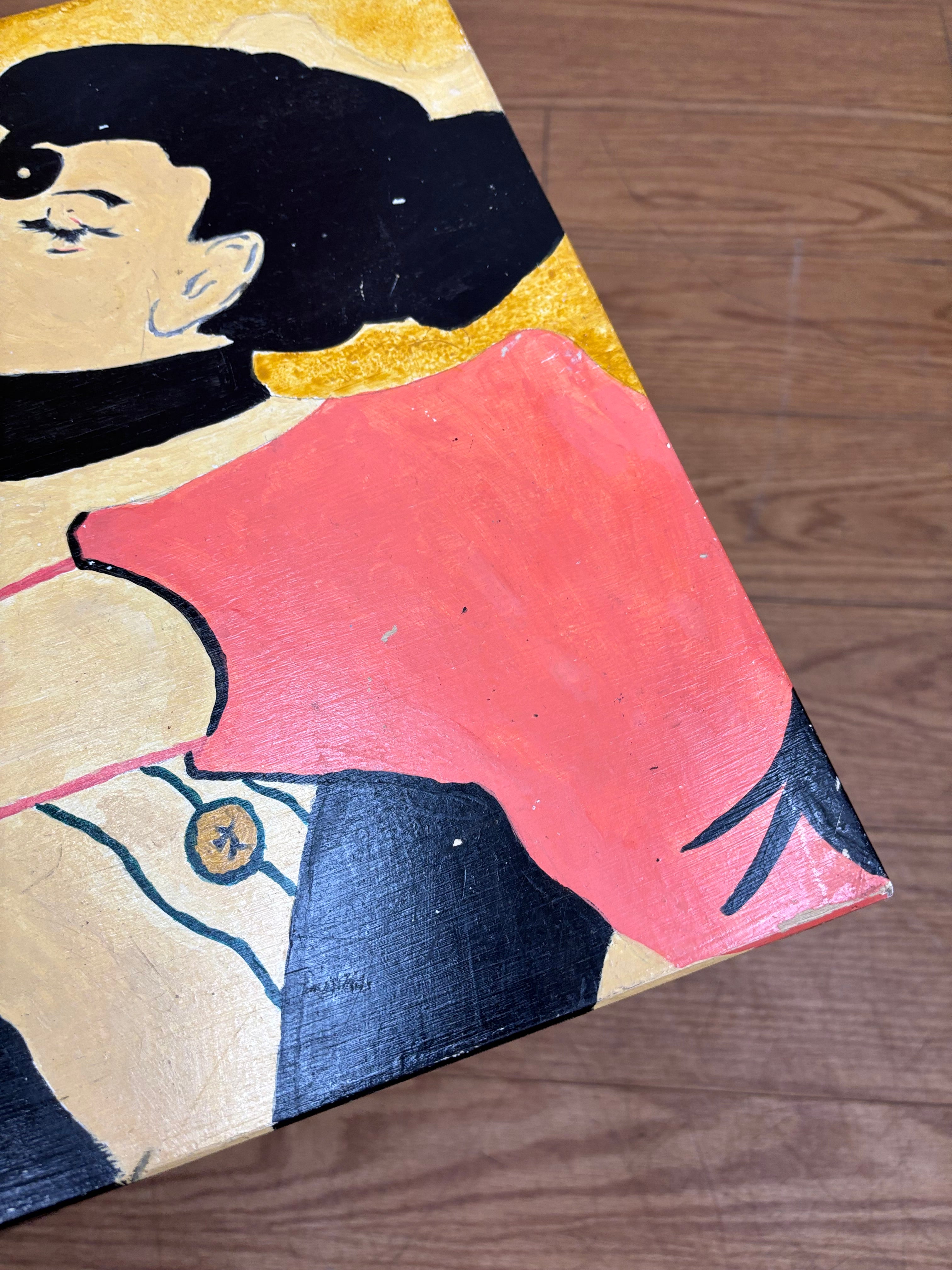 Small Hand Painted Side Table