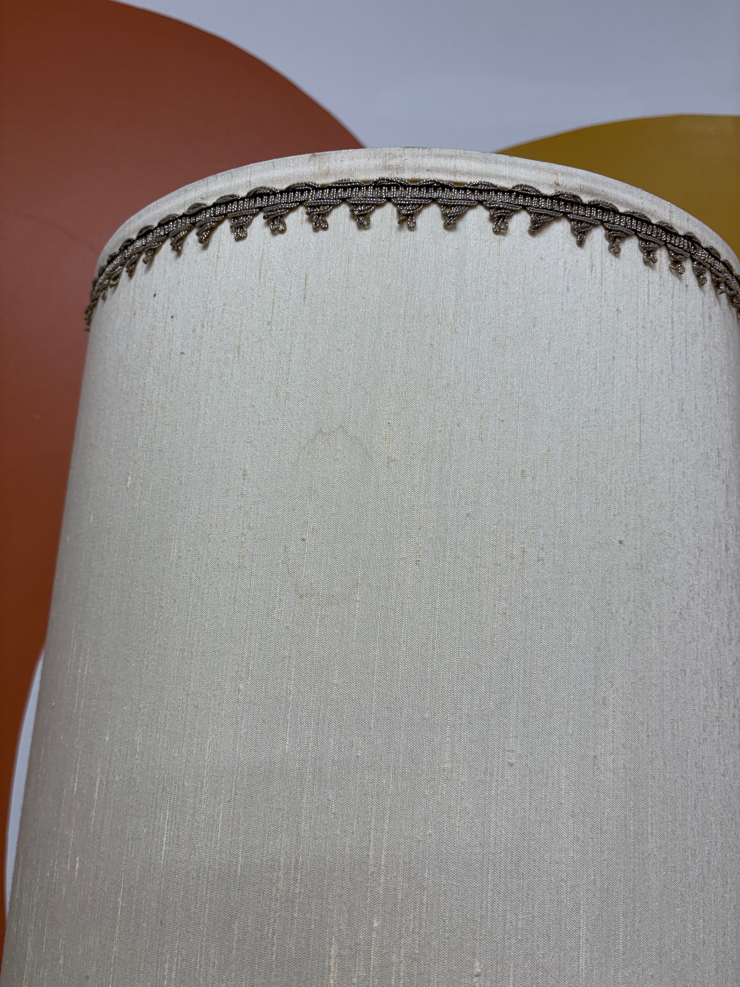 Amber Glass Table Lamp