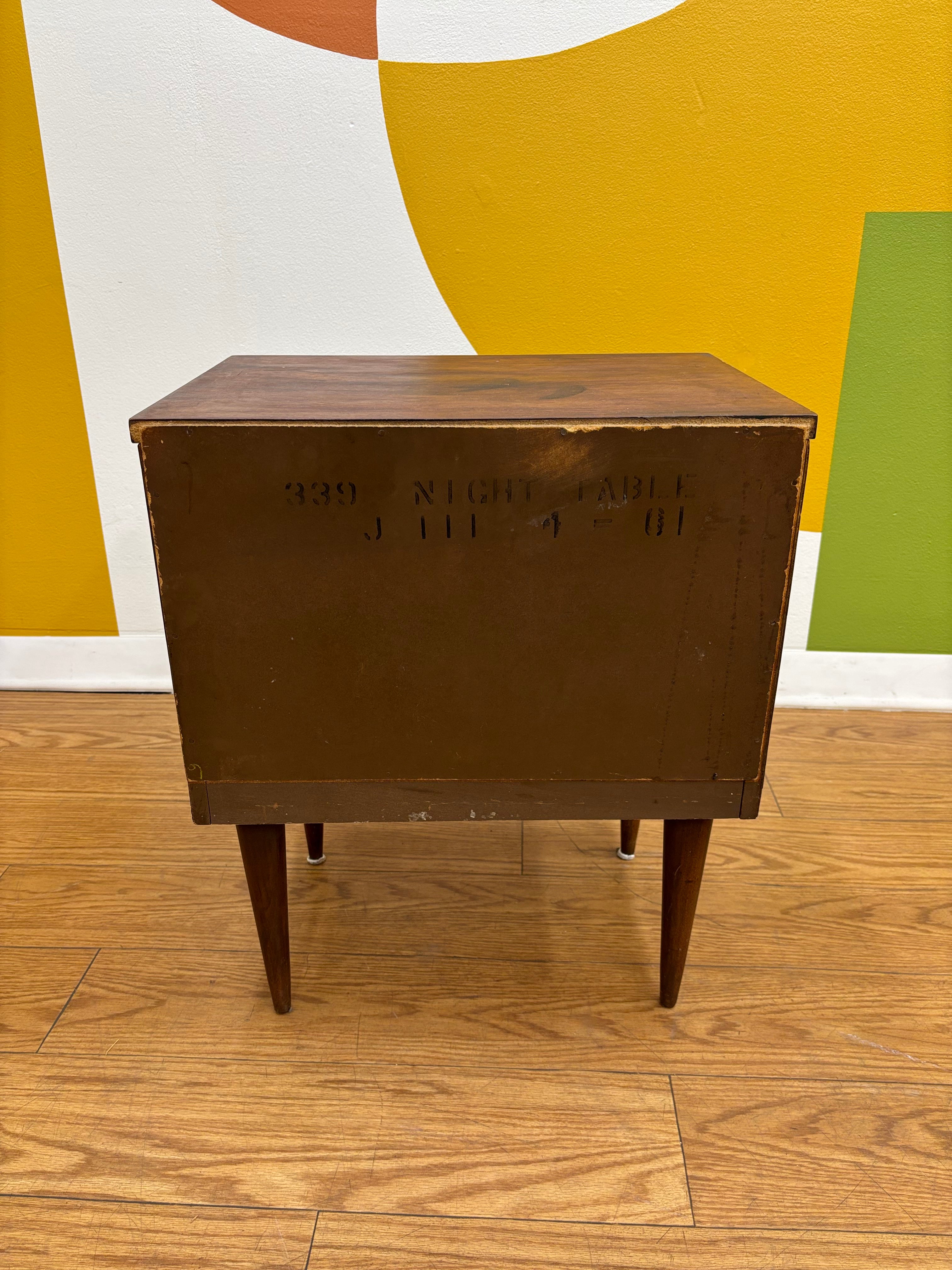 Wood Nightstand